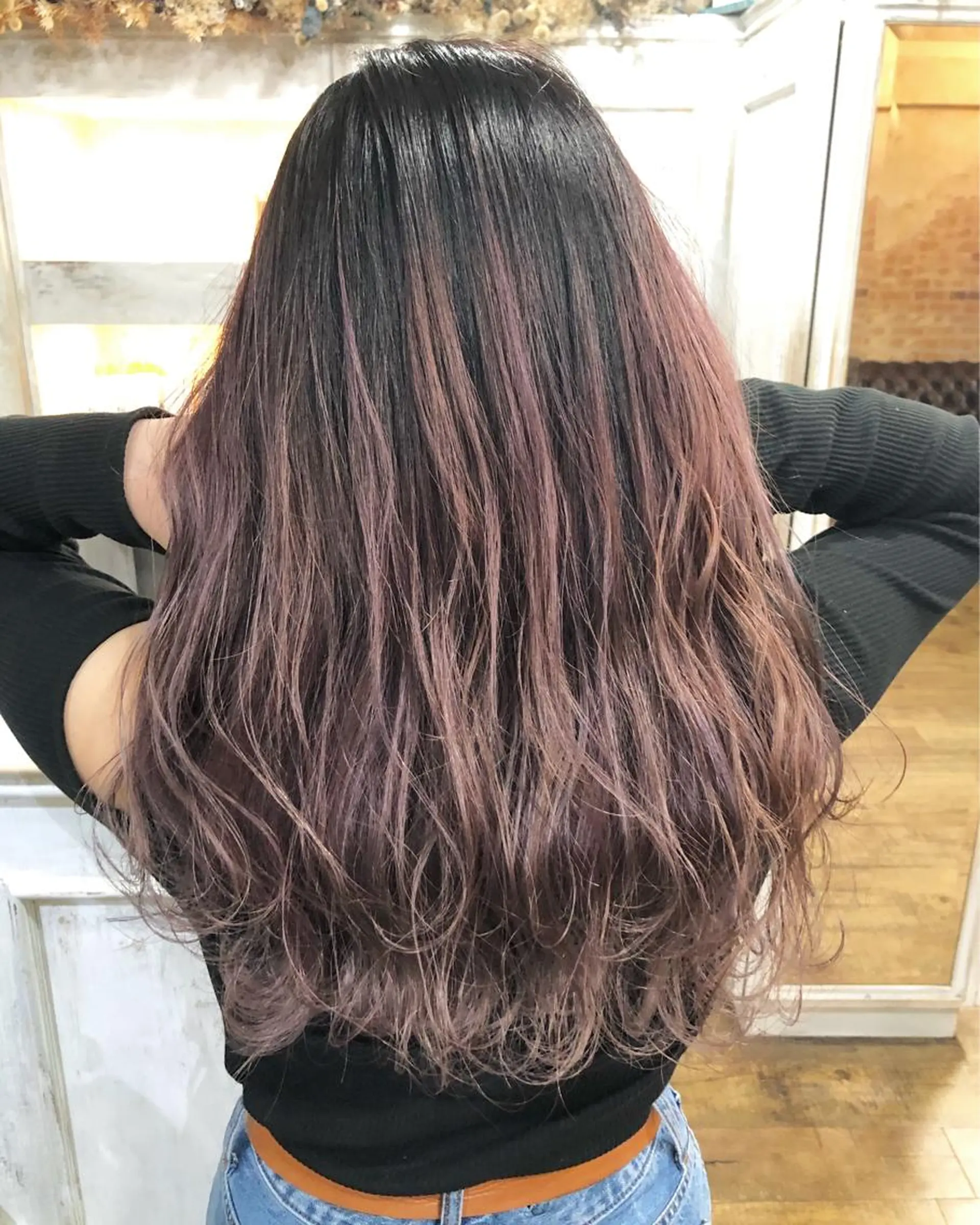 ミディアム カラー ヘアアレンジ 遠藤 拓馬のヘアスタイル