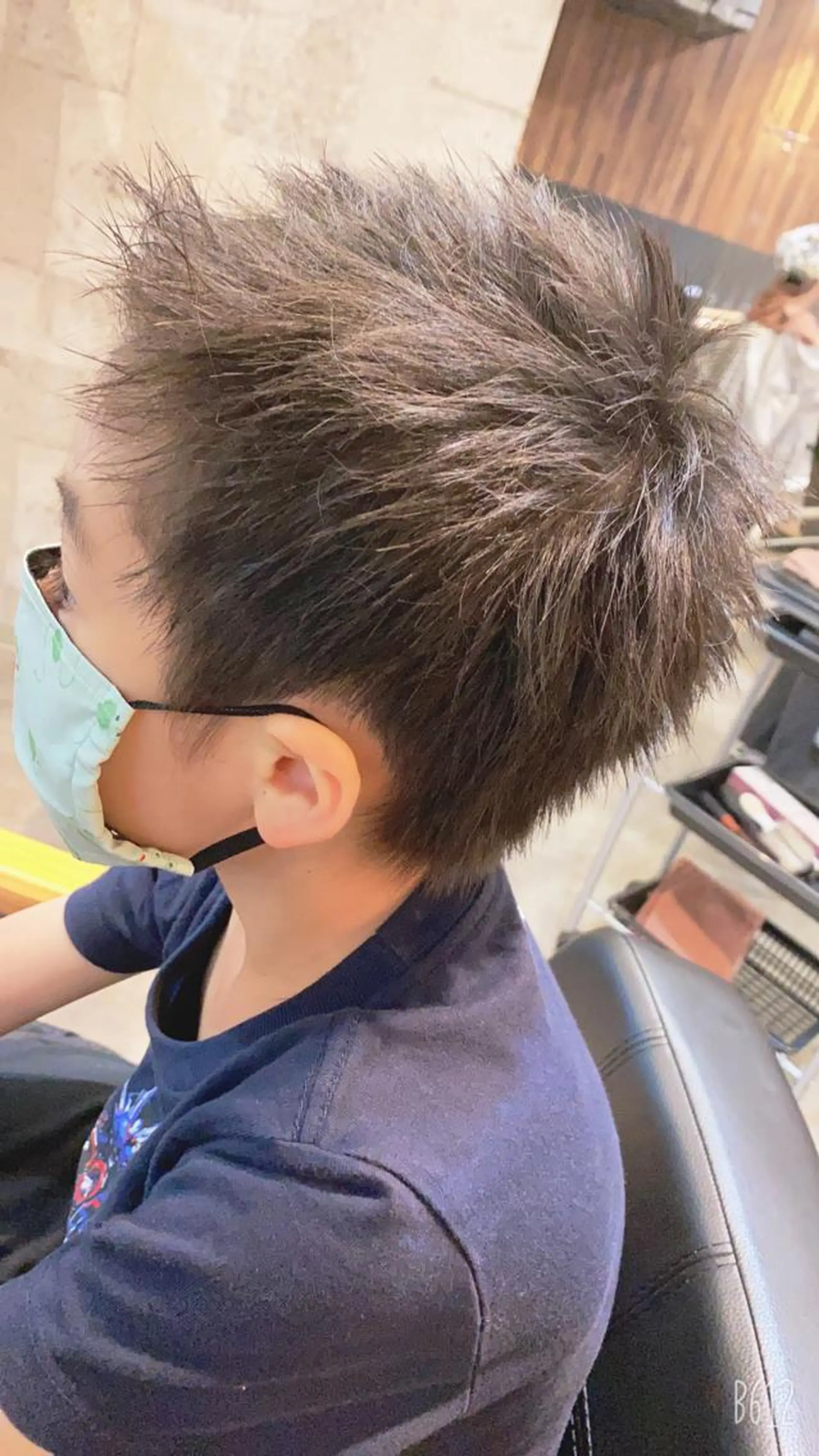 ショート メンズ カット shine hair blend所属・永井 紫優のヘアスタイル