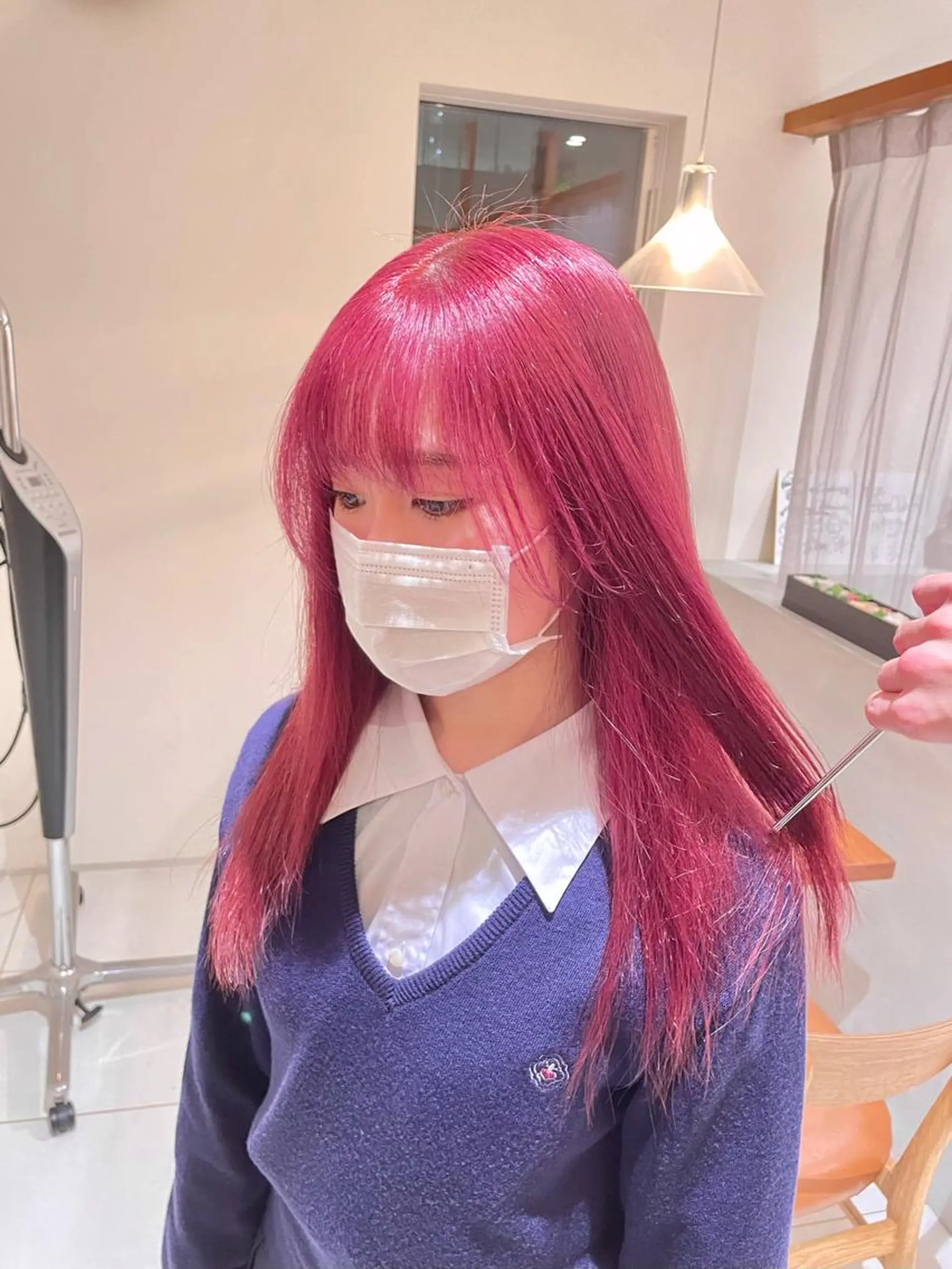 ロング カラー ブリーチ ヘアカラー トリートメント RUBEUS【ルベウス】所属・✨艶々カラー🎨 杉本賢人のヘアスタイル