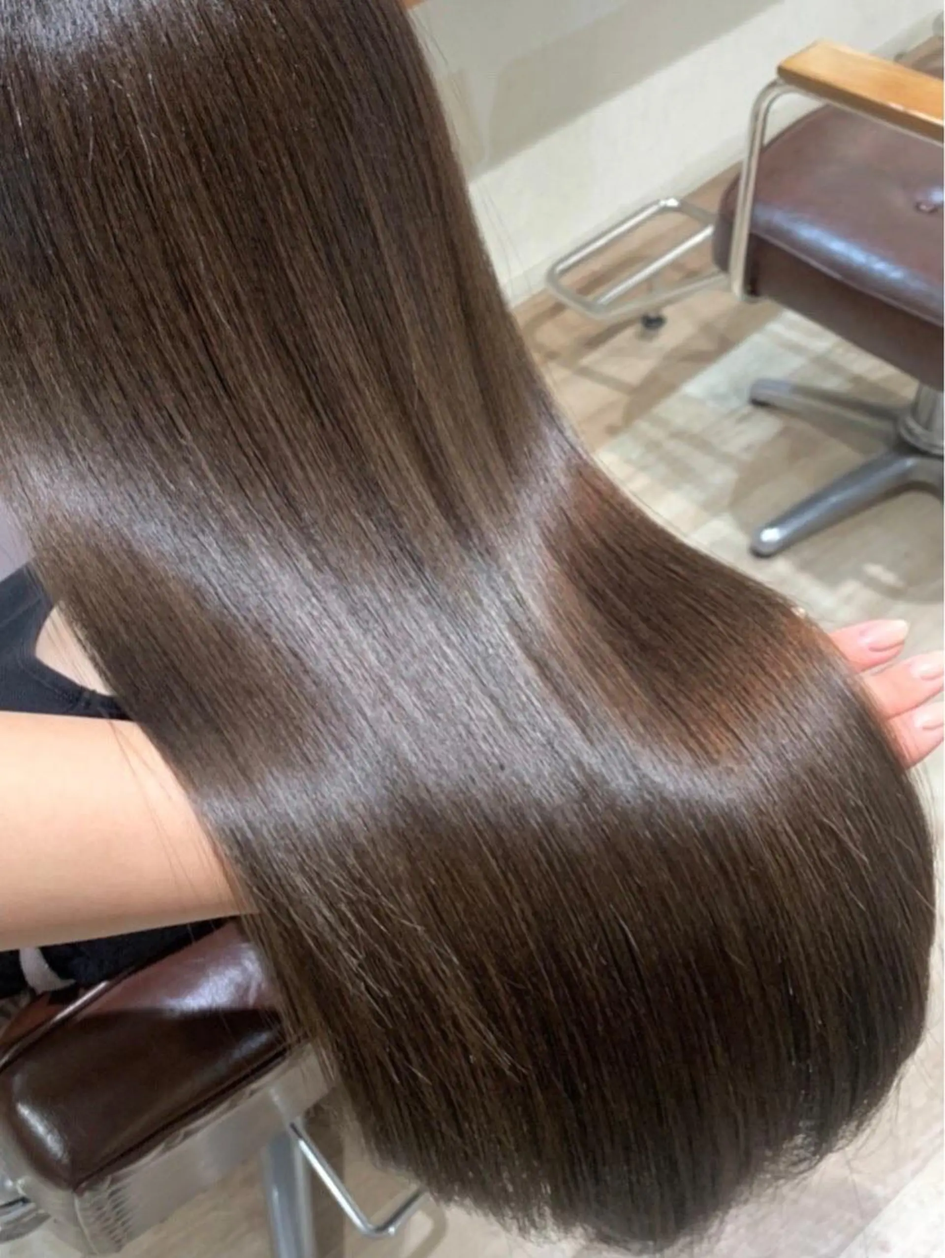 ロング 韓国ネイル🤎 ワンホン🩷くれはのネイルデザイン