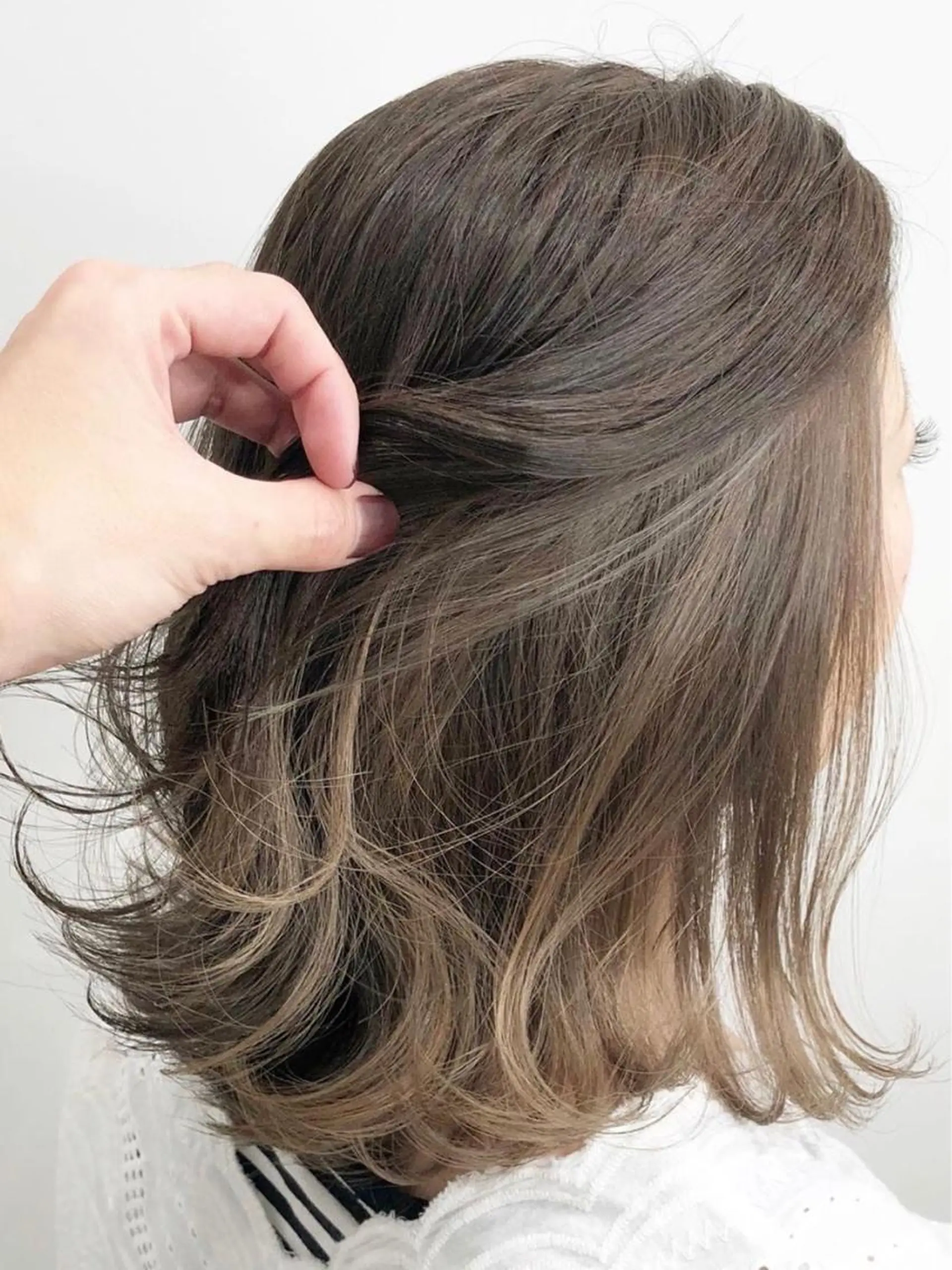 ミディアム カラー  渡部 妃月のヘアスタイル