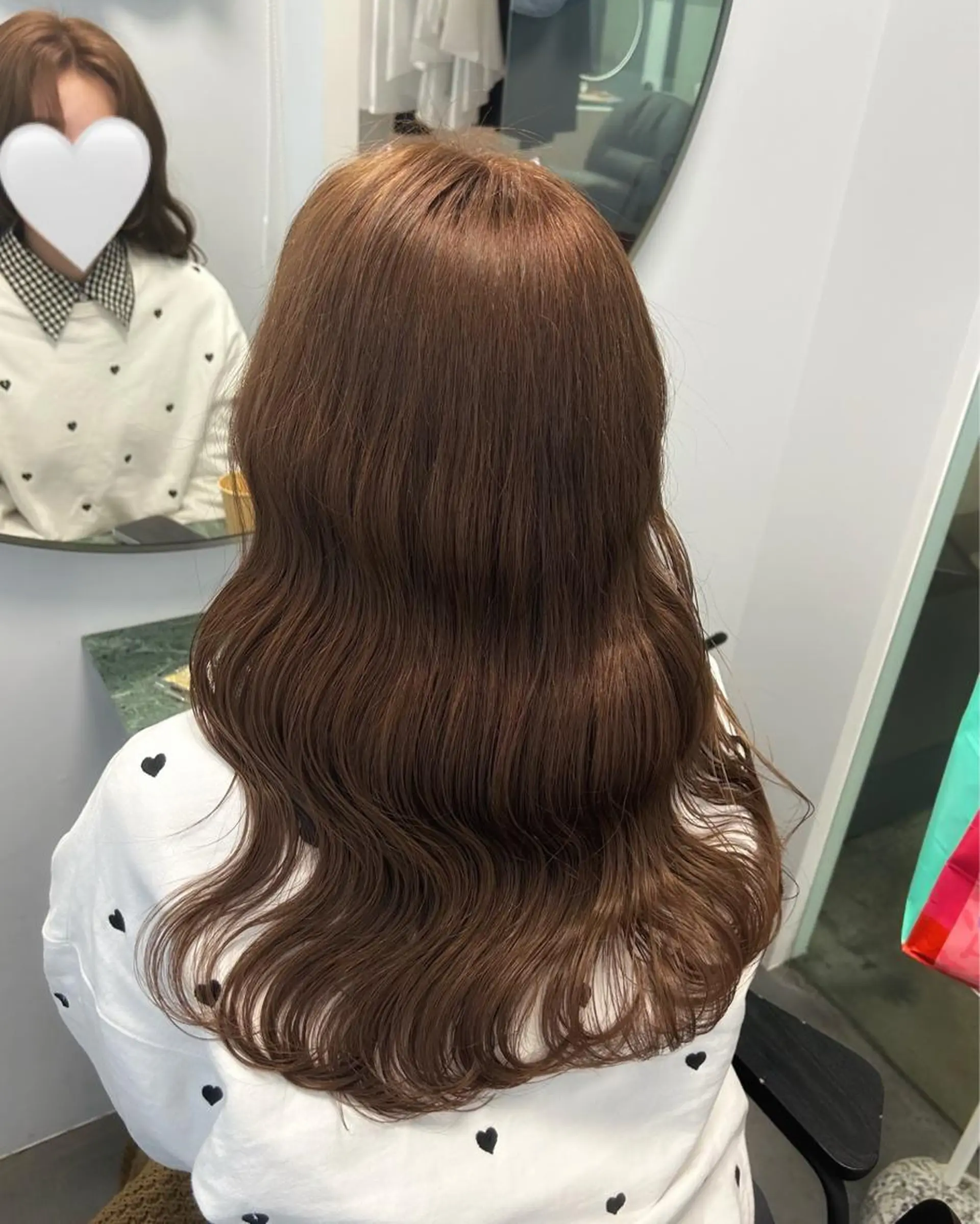 ロング カラー 韓国girly hikariのヘアスタイル
