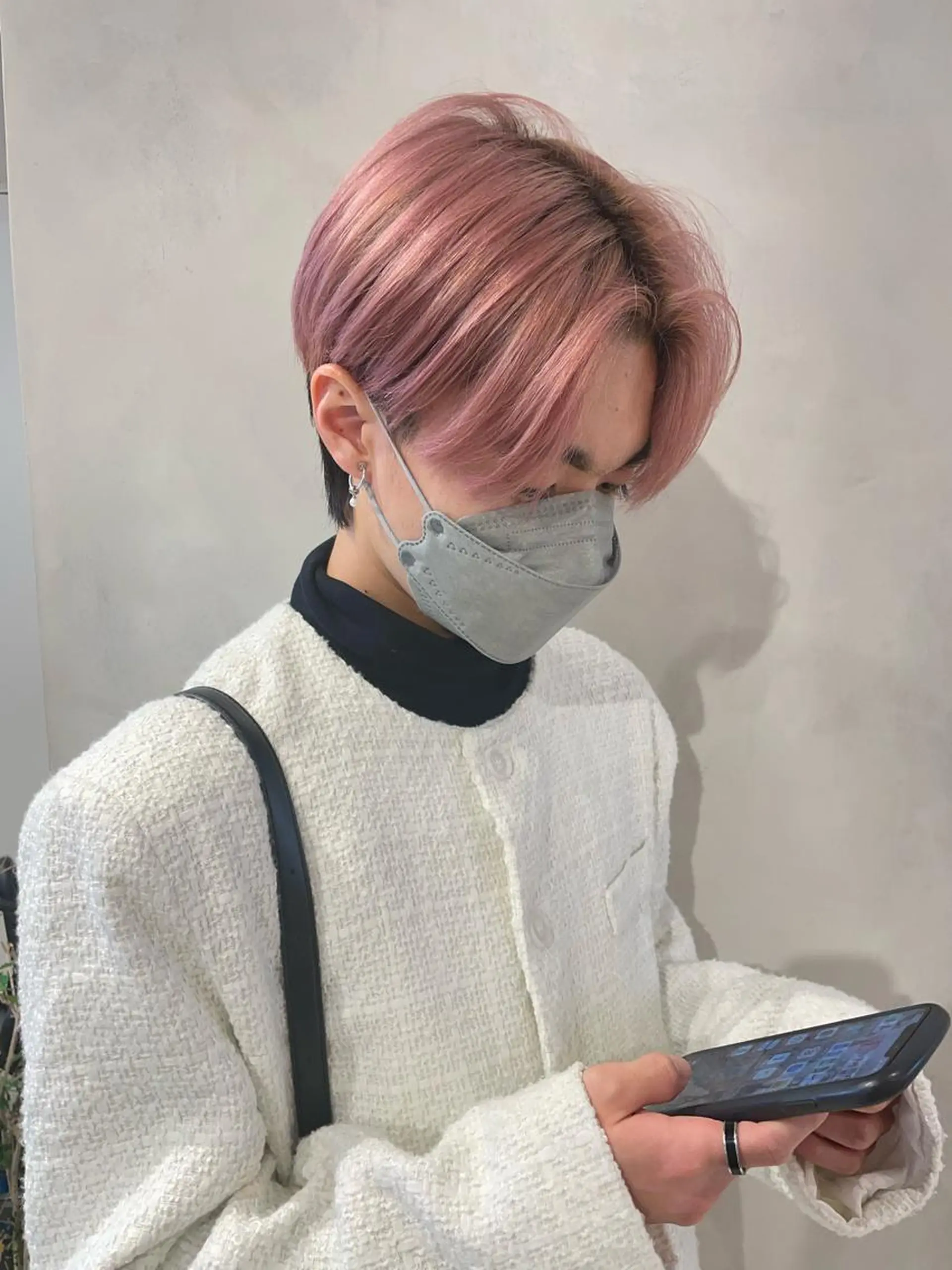 メンズ メンズ韓国風 ヘアカラー ❤︎︎韓国ヘア❤︎︎ 𝑺𝒉𝒊𝒉𝒐のヘアスタイル
