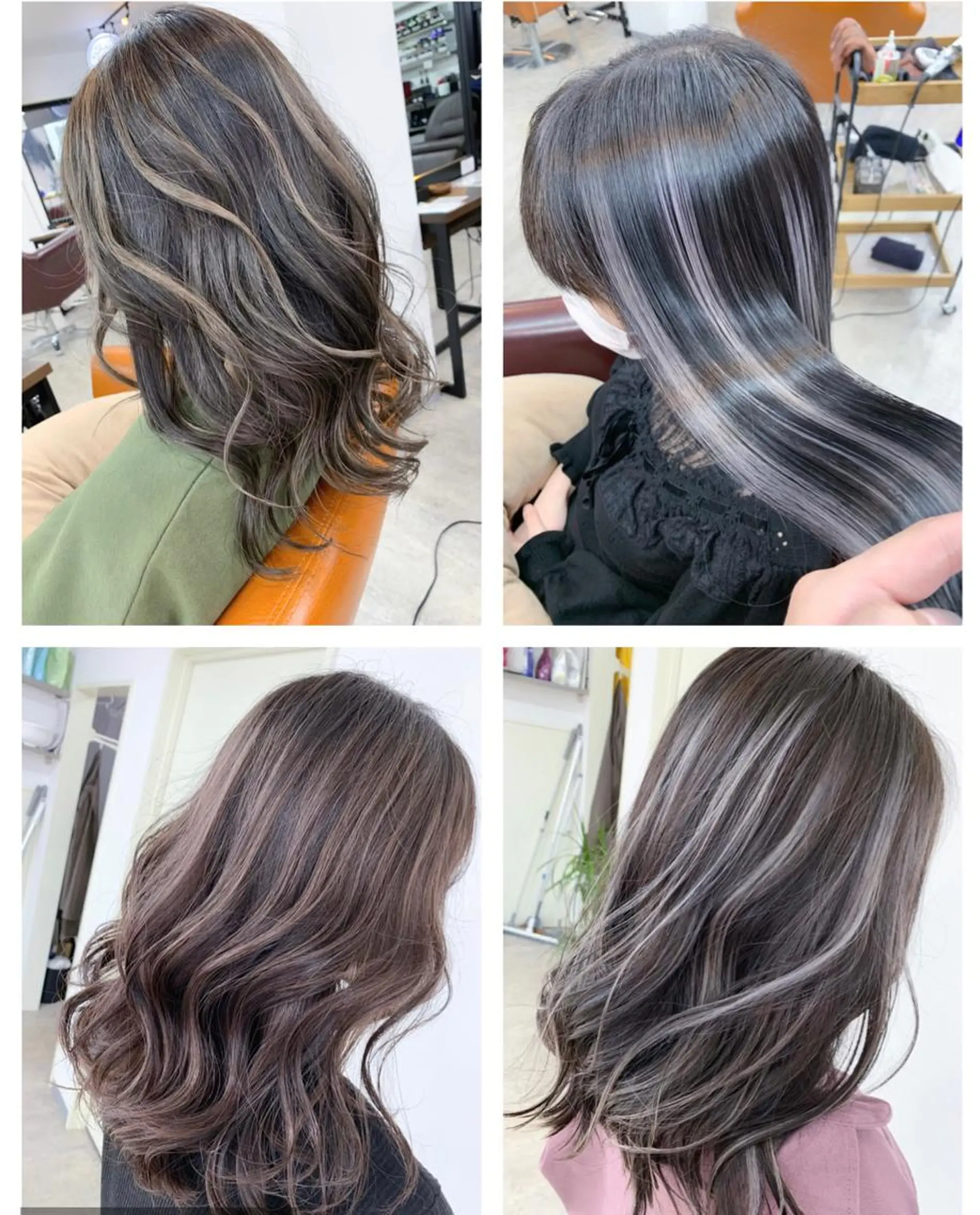 セミロング ヘアカラー トリートメント 🥇近藤 恭輔🥇 Recharme新保のヘアスタイル