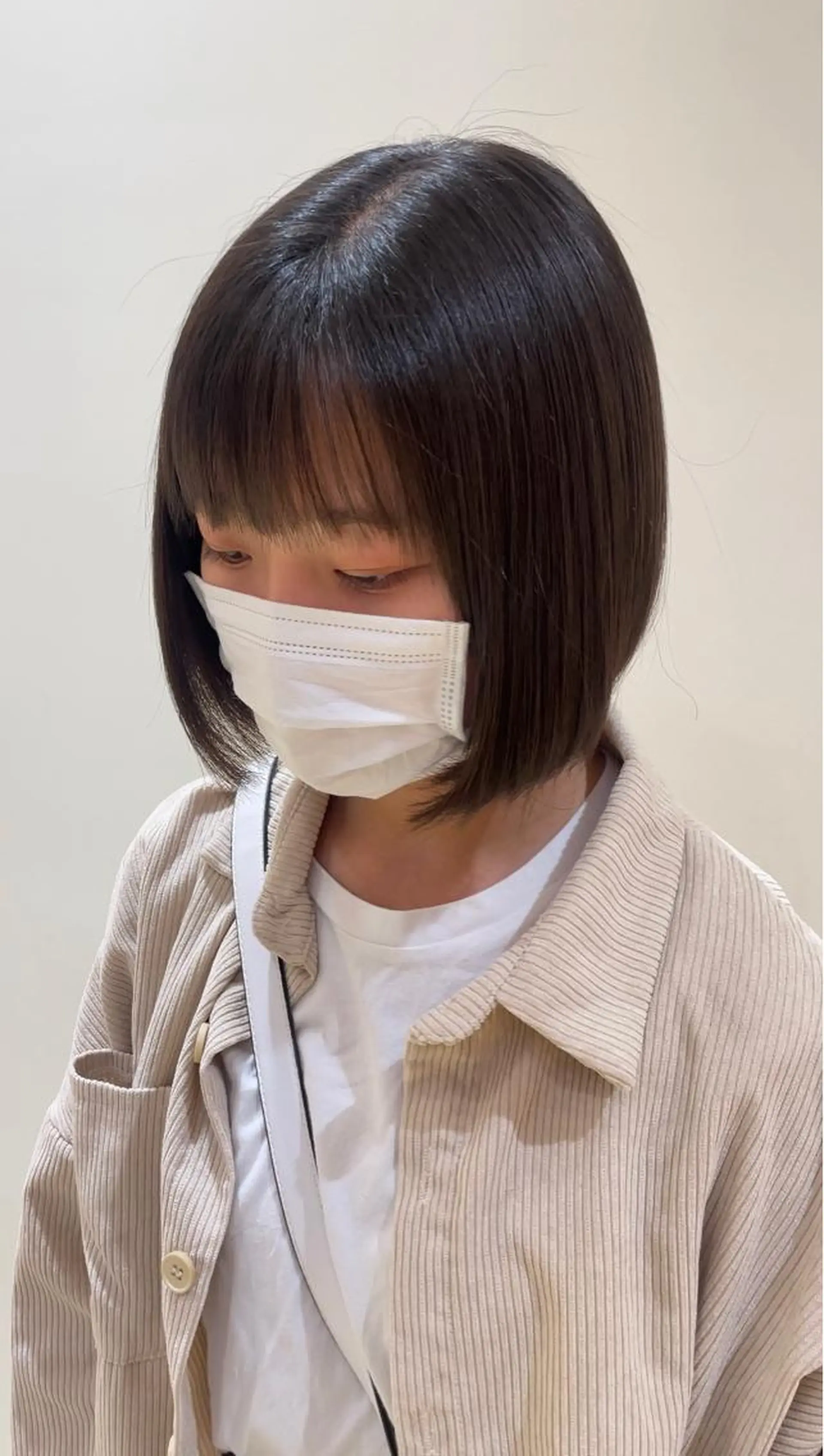 ショート カット 縮毛矯正 池田 早穂のヘアスタイル