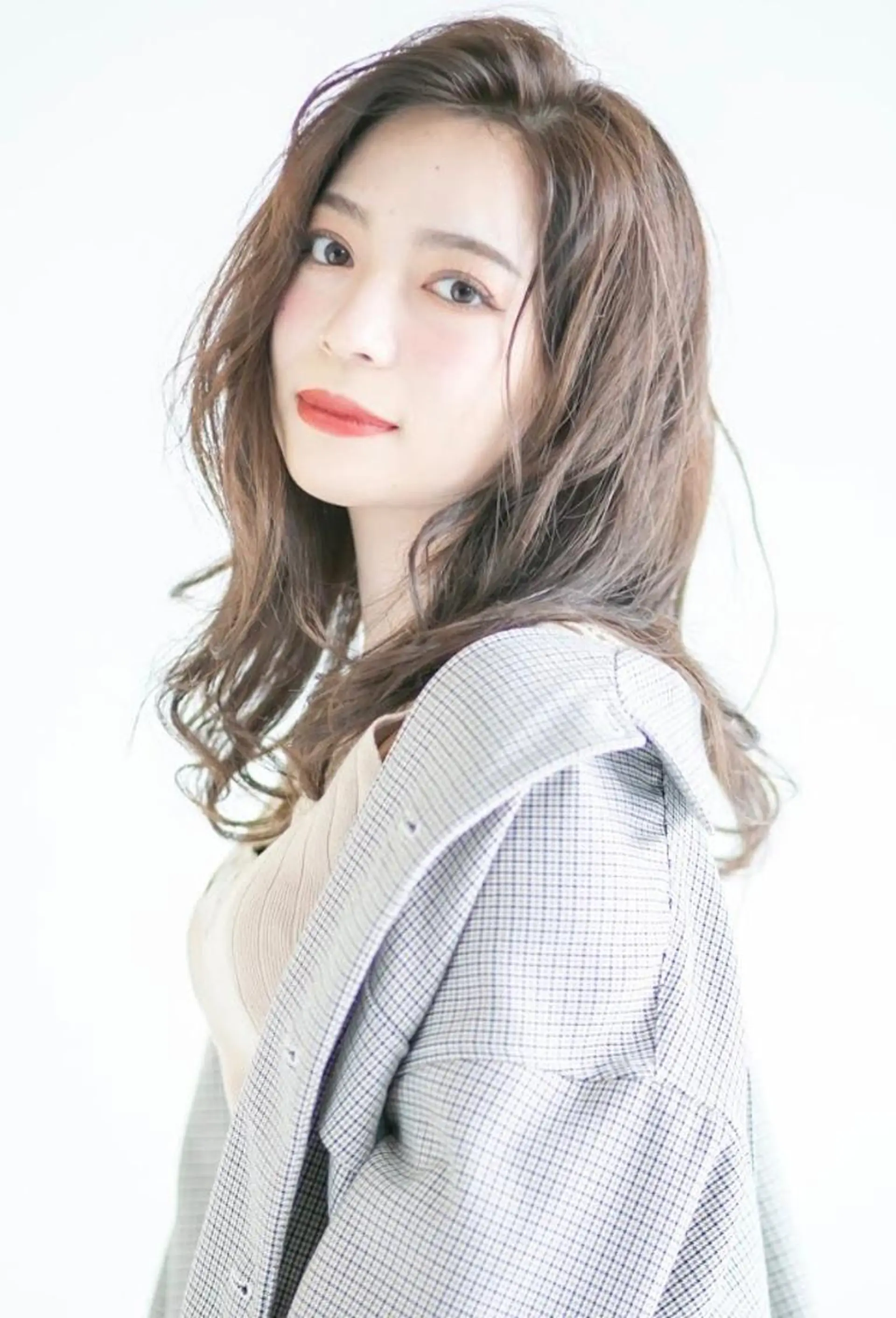 セミロング 西新/siohair 似合わせ/石尾刻矢のヘアスタイル