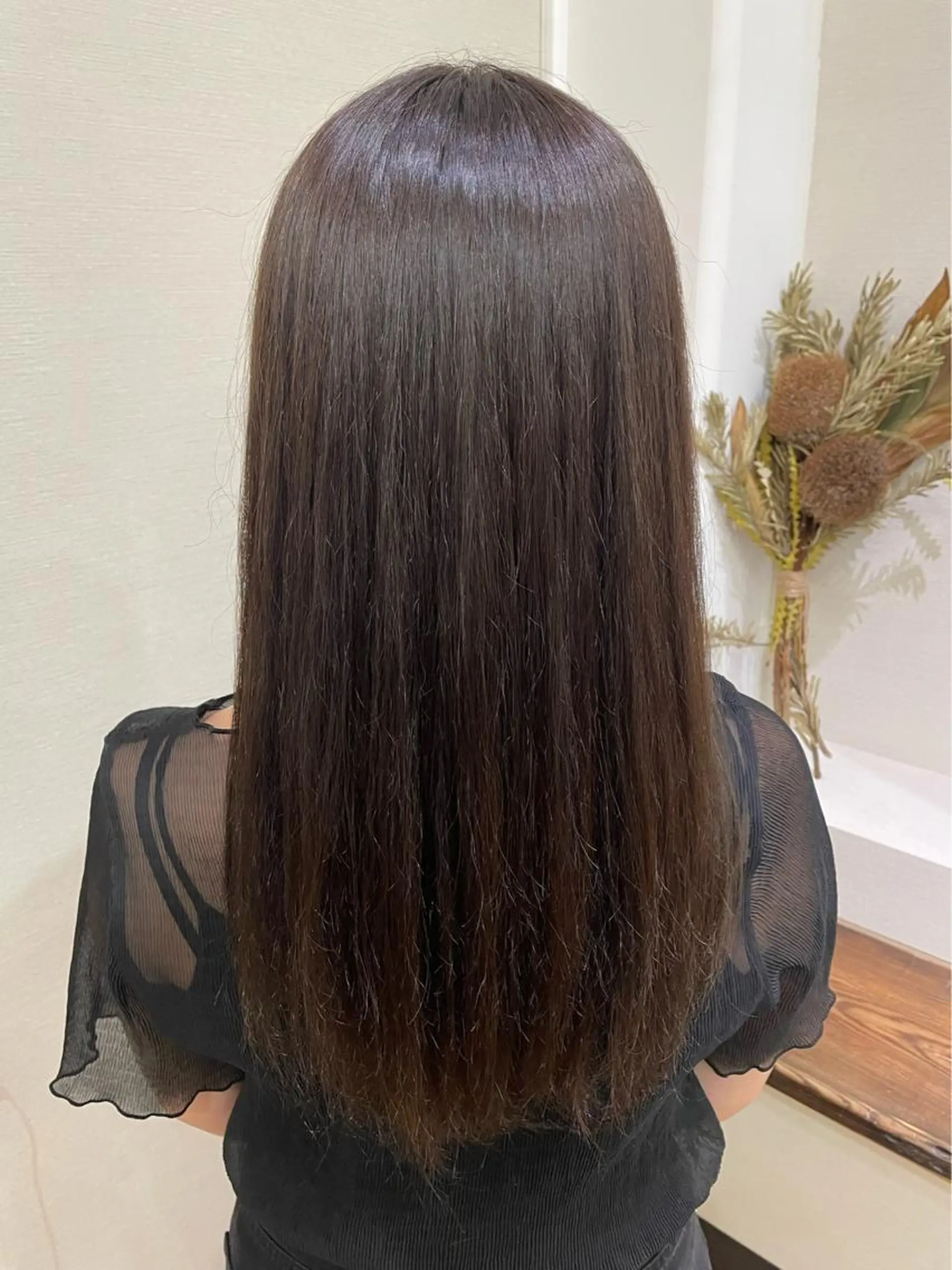カラー アッシュ 山本 美羽のヘアスタイル