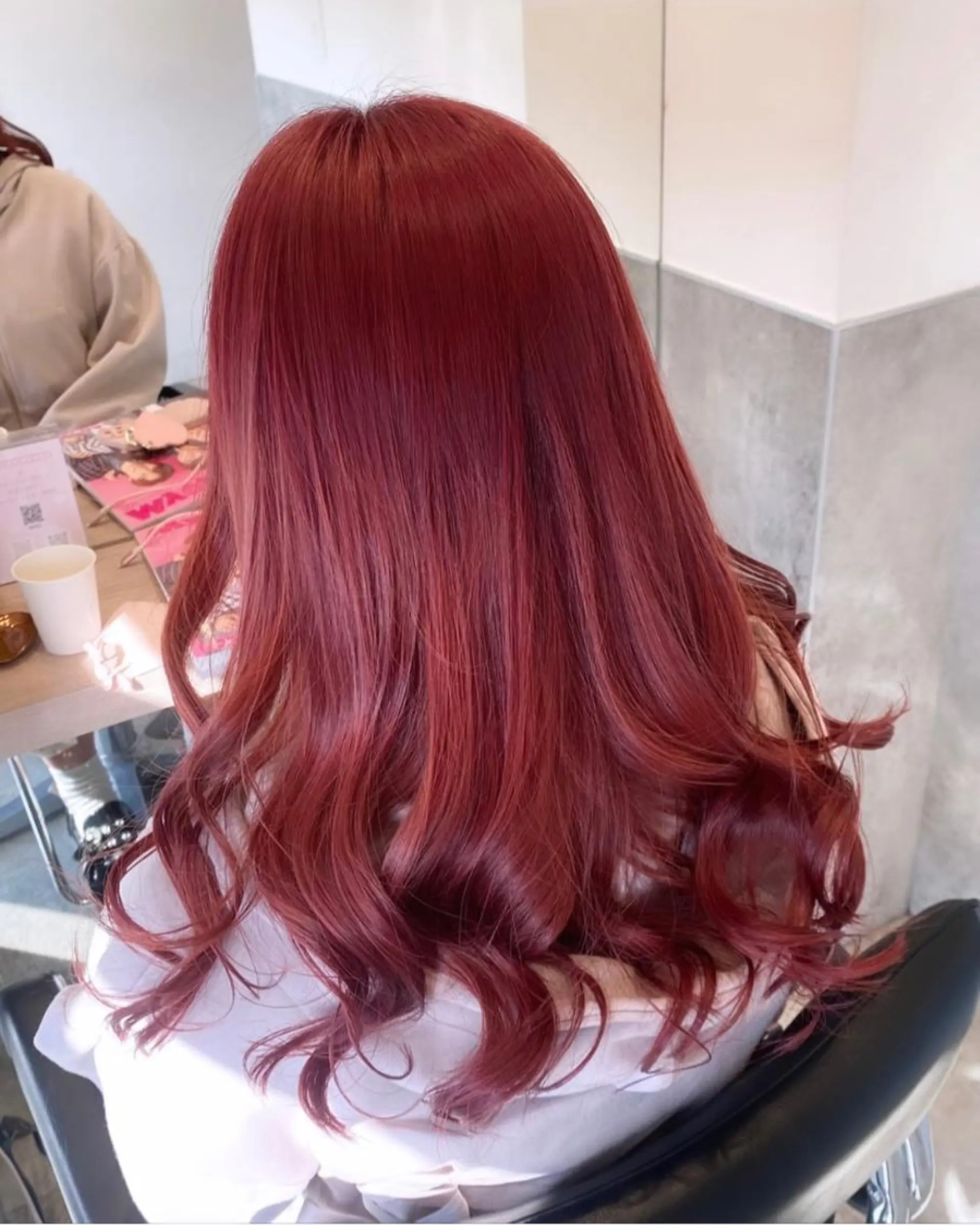 セミロング カラー 💗ガーリーヘア🎀 saki💗のヘアスタイル