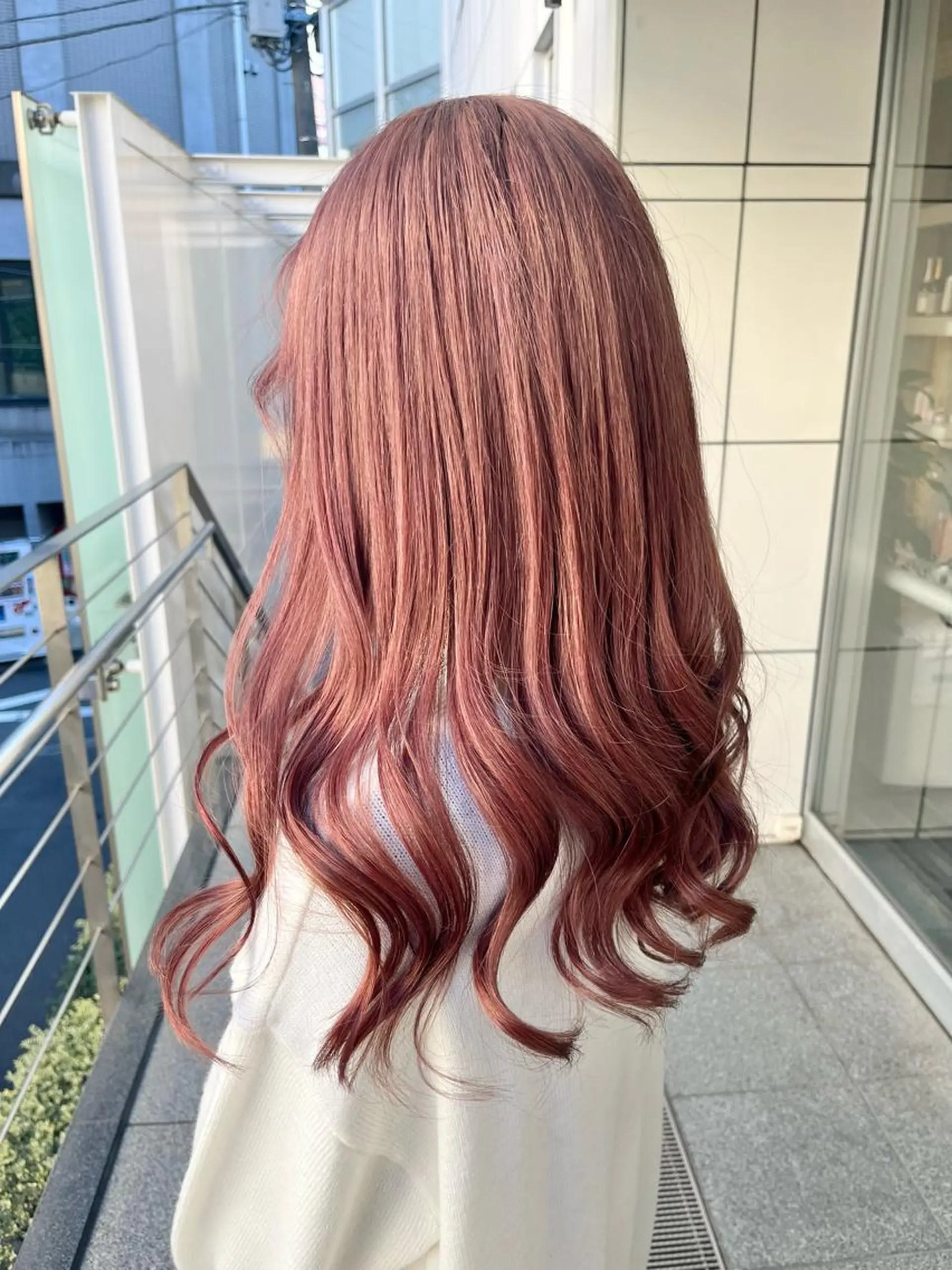 ロング カラー ヘアカラー トリートメント ヘアセット 🎀透明感ブリーチ カラー🎀ミズキのヘアスタイル
