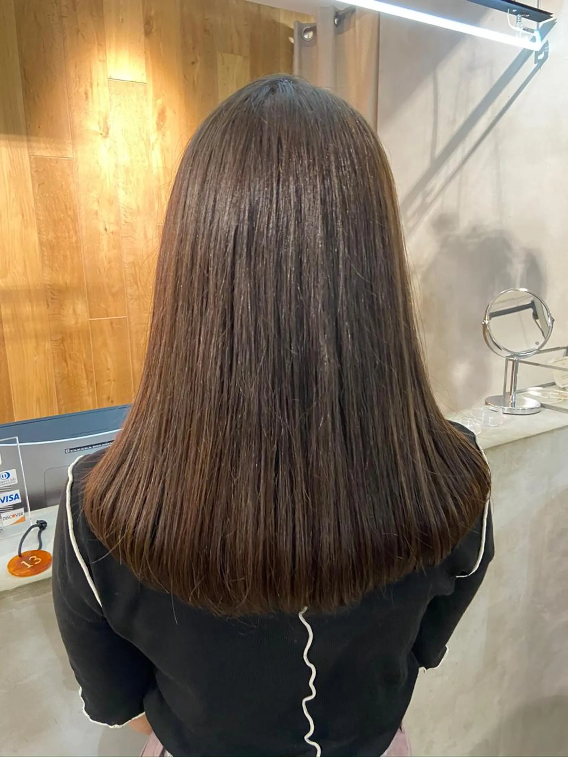 セミロング カラー salowin三丁目所属・🟩ベージュ/ショー ト/ボブ🟩タカモリのヘアスタイル