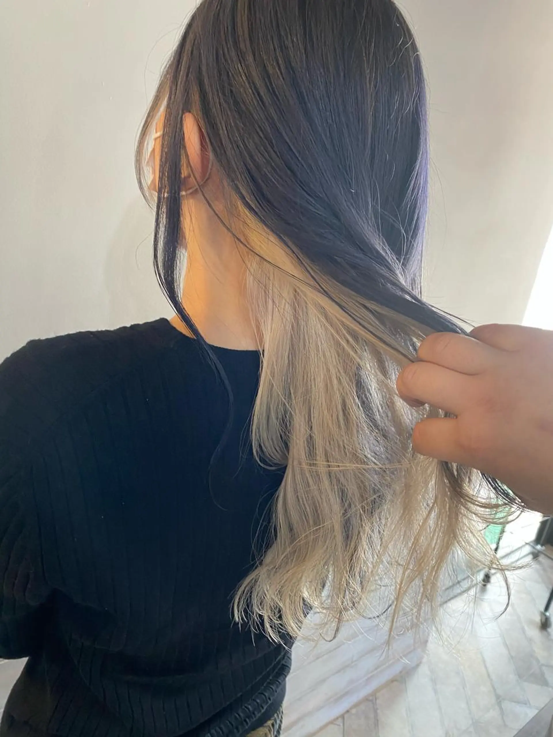 ロング カラー ヘアカラー 店長 奈須 雄紀のヘアスタイル