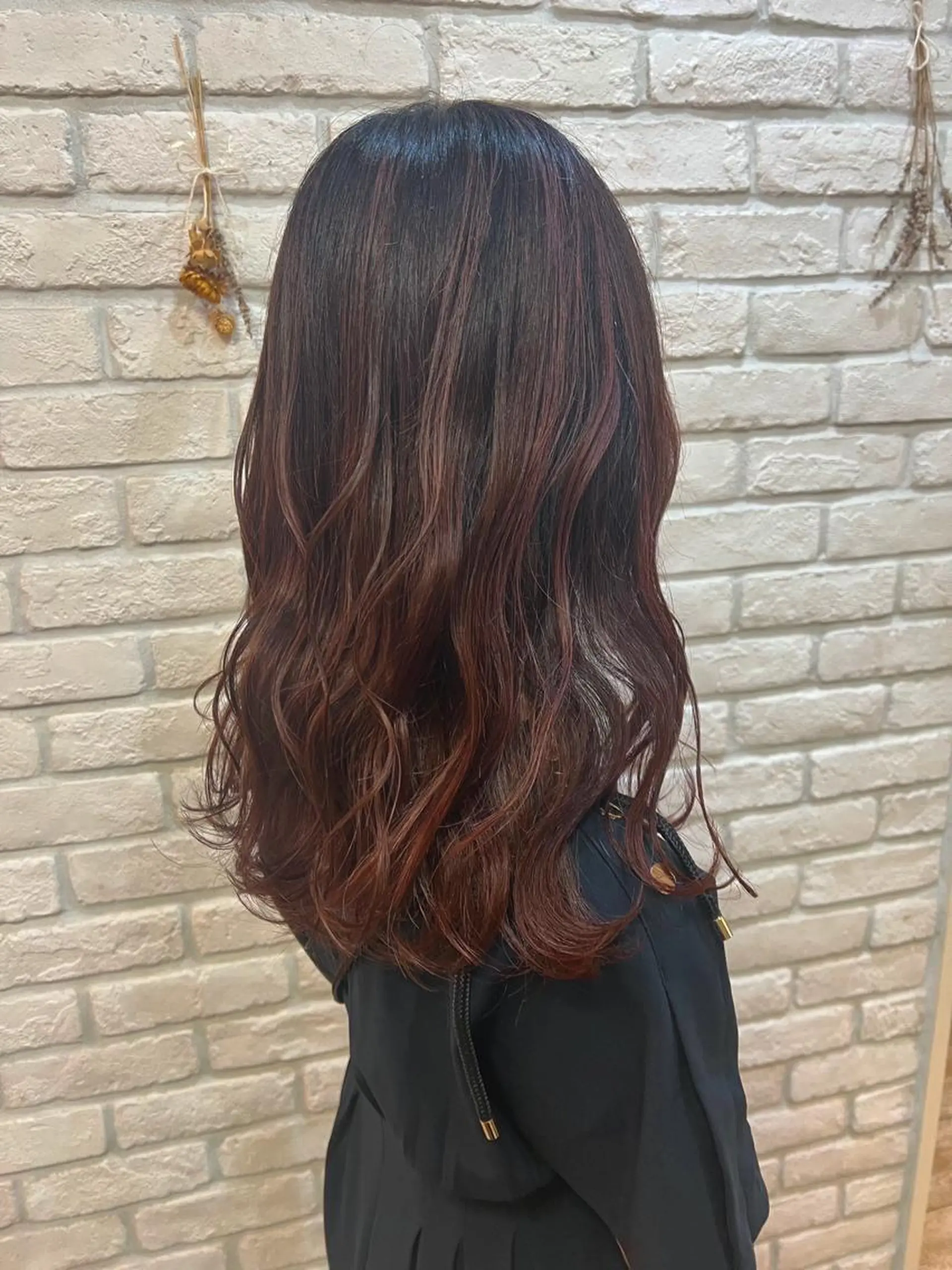 セミロング カラー ヘアアレンジ 🎀野崎 美玖𝜗𝜚˚⋆のヘアスタイル