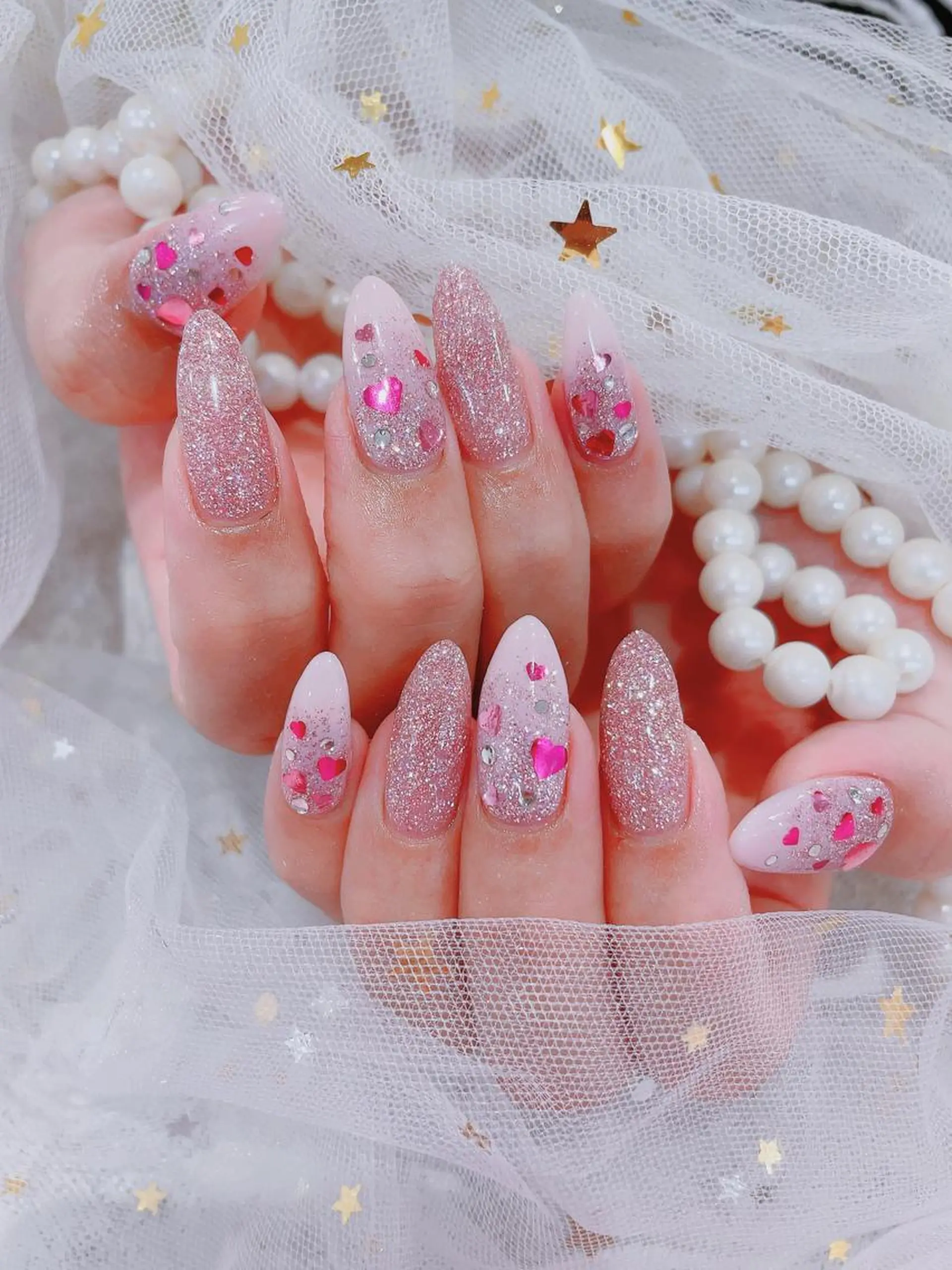 セミロング ネイル ハンドネイル cho nailのネイルデザイン