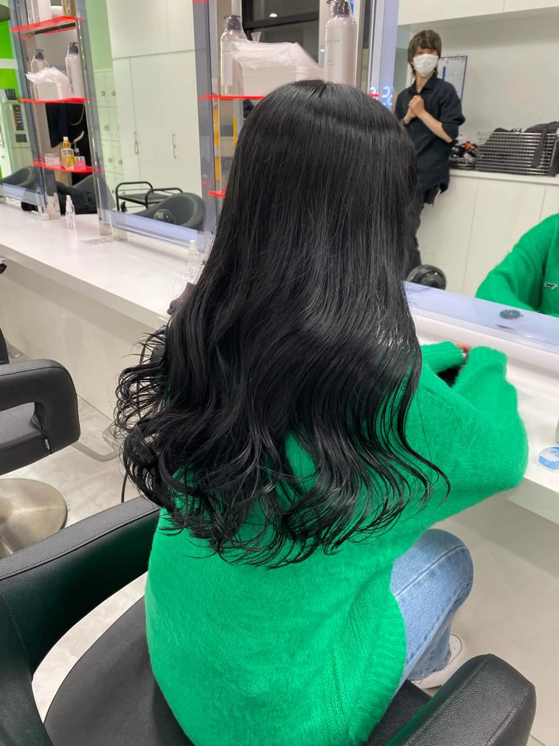 ロング カラー カット ヘアカラー トリートメント ヘアセット 💖透け感ベージュ KOTA💖のヘアスタイル