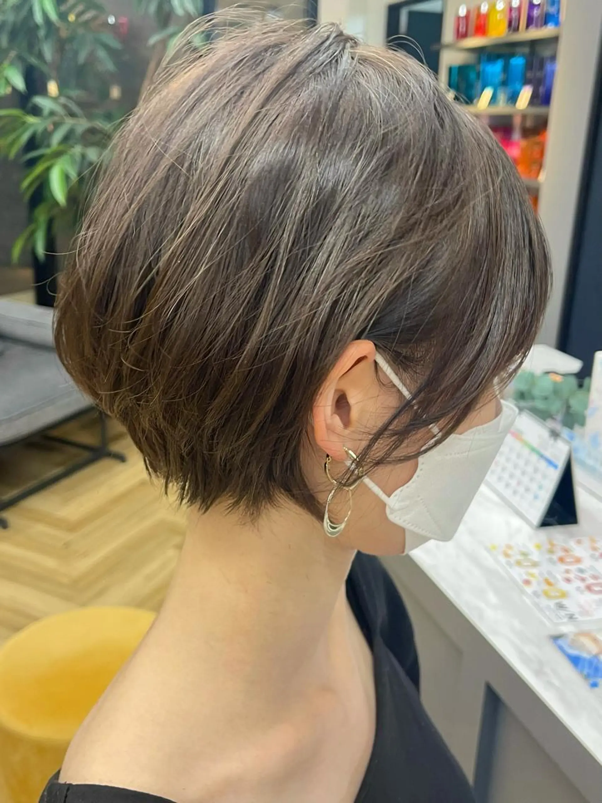 ショート ショートボブ 丸みショート ボブ ショートヘア GIEN UMEDA所属・久保 明日香のヘアスタイル