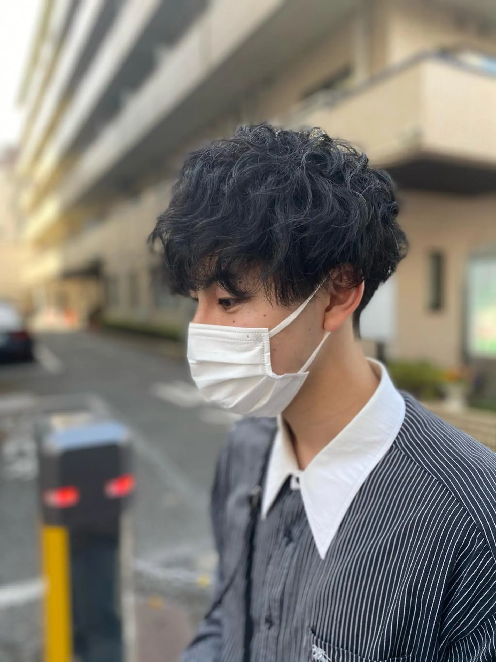 メンズ マッシュ カット パーマ 柏メンズパーマ特化 蛯谷  晃裕のヘアスタイル