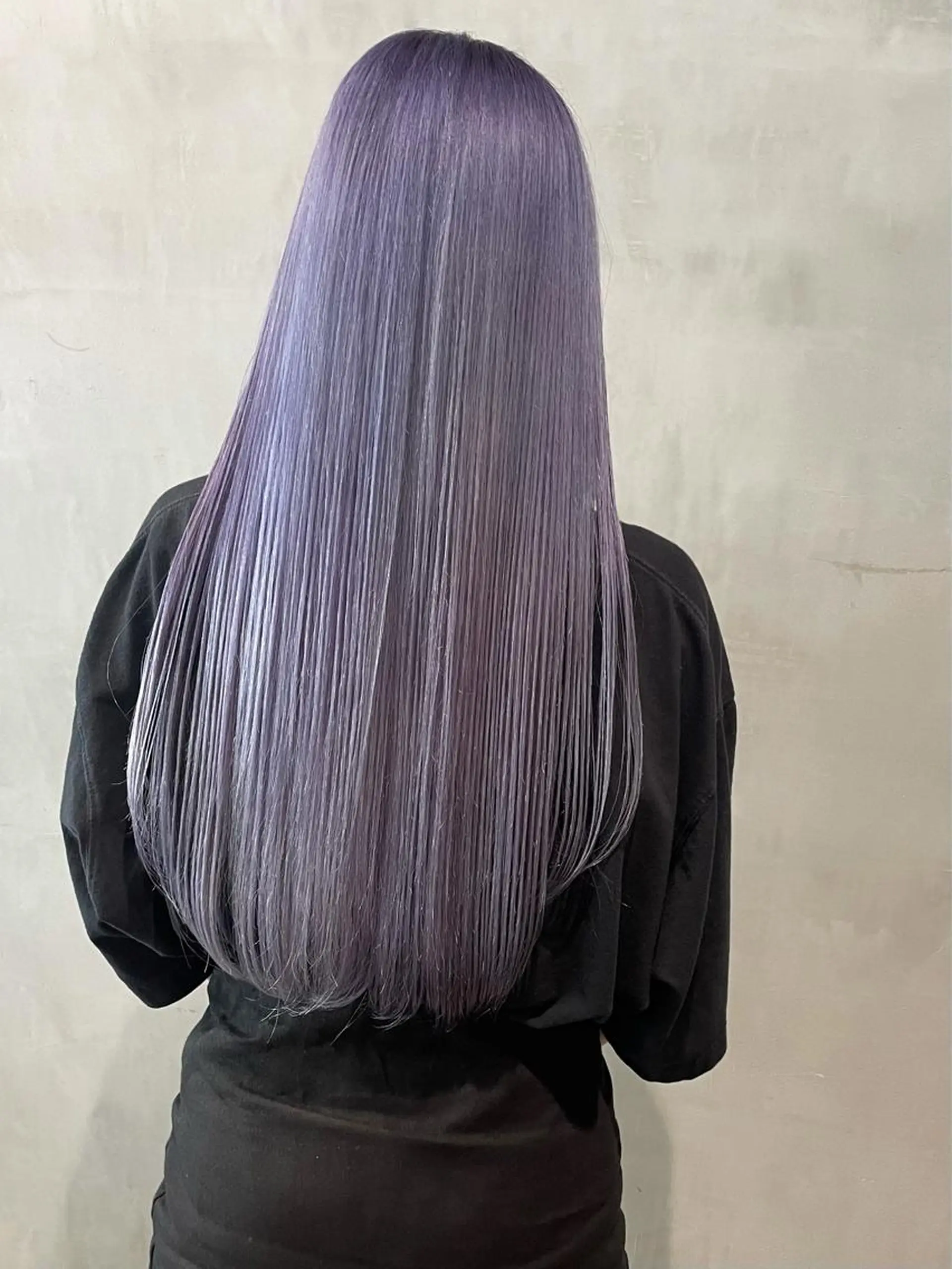 ロング カラー 優 作のヘアスタイル