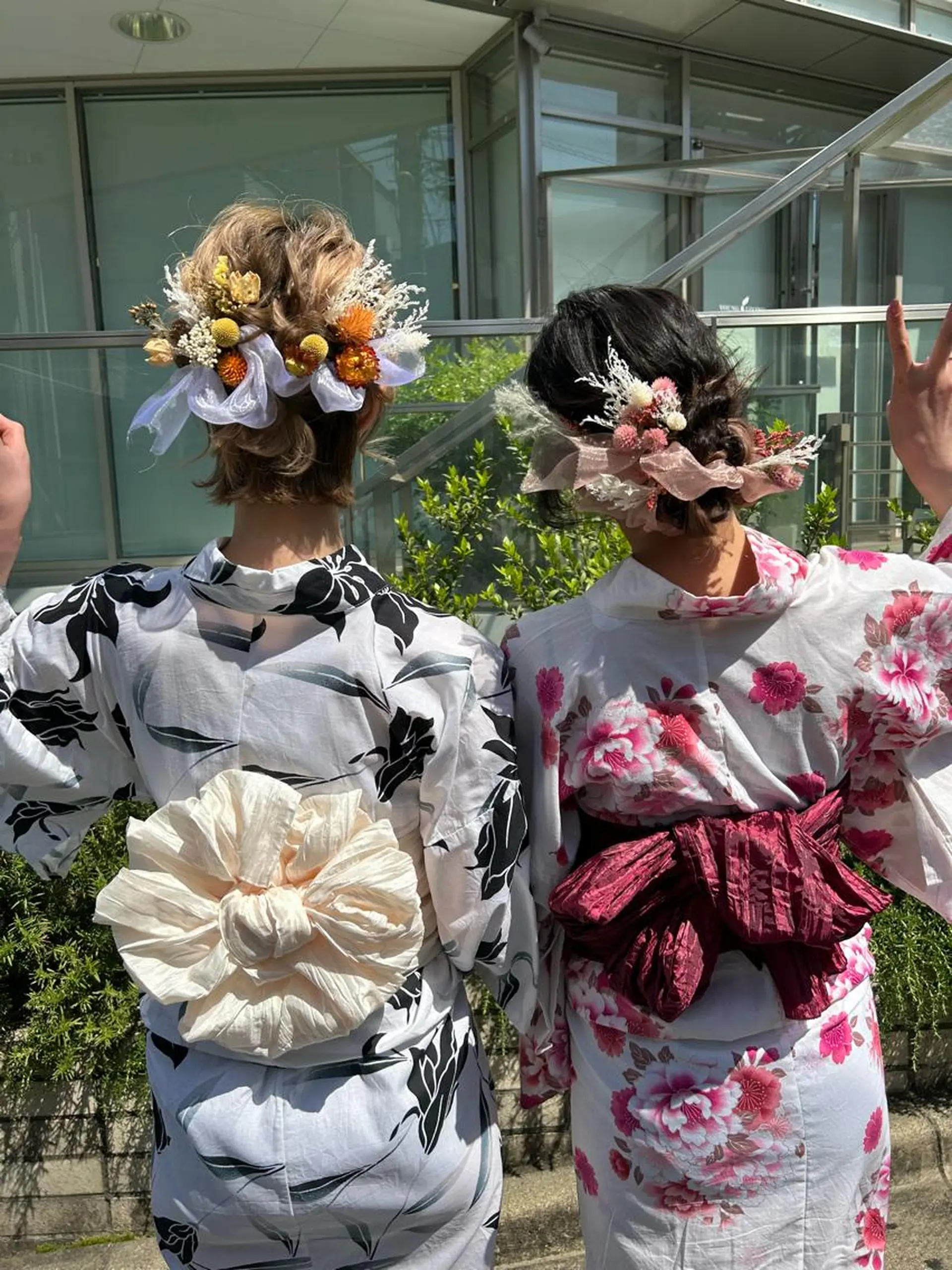 セミロング 卒業式のヘアスタイル 学生 韓国風ヘア 浴衣 着付け 当日予約大歓迎💕/ Chisatoのヘアスタイル