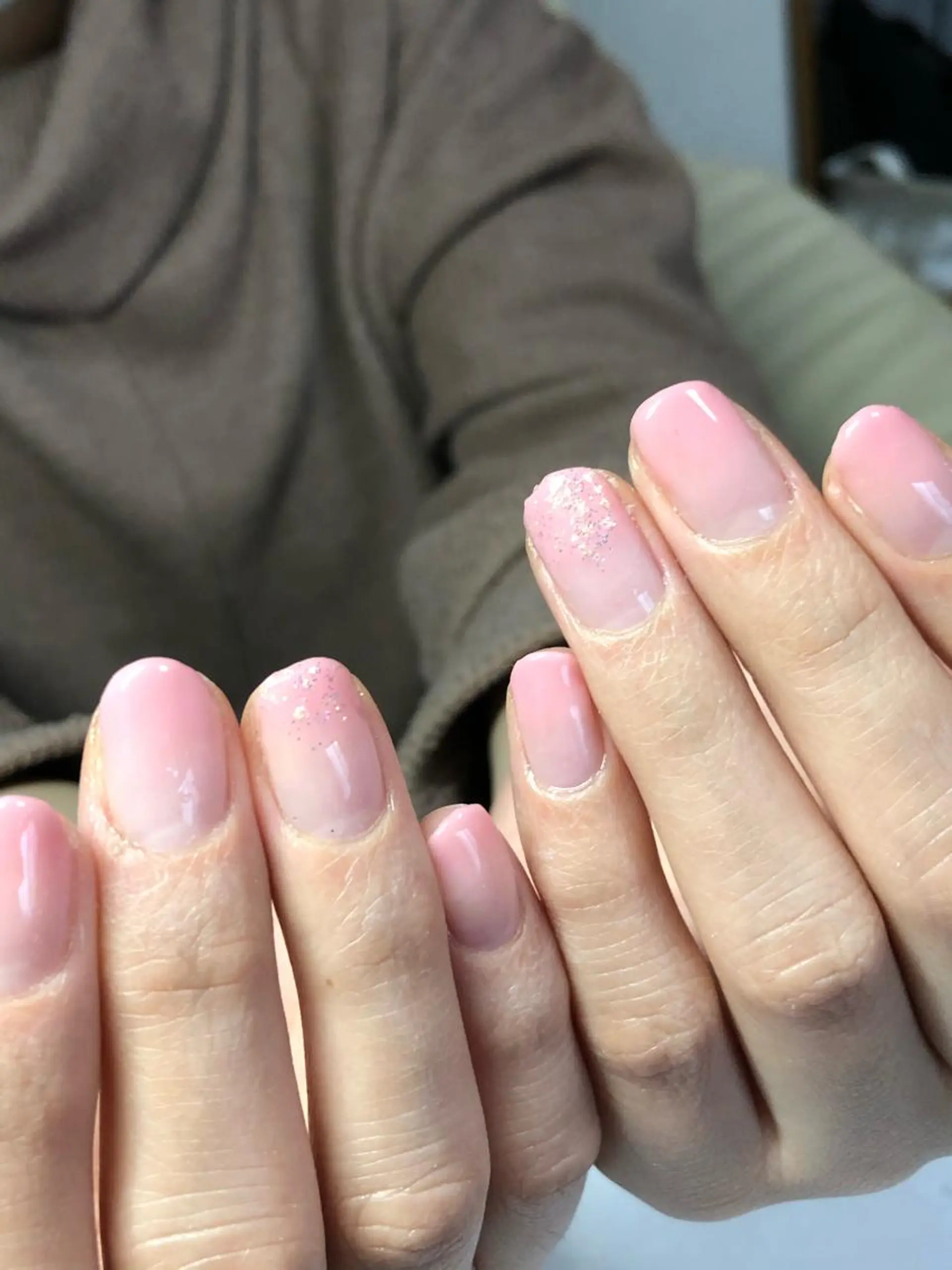 ネイル グラデーション 春ネイル 深爪•自爪育成サロン ヴェルニのネイルデザイン