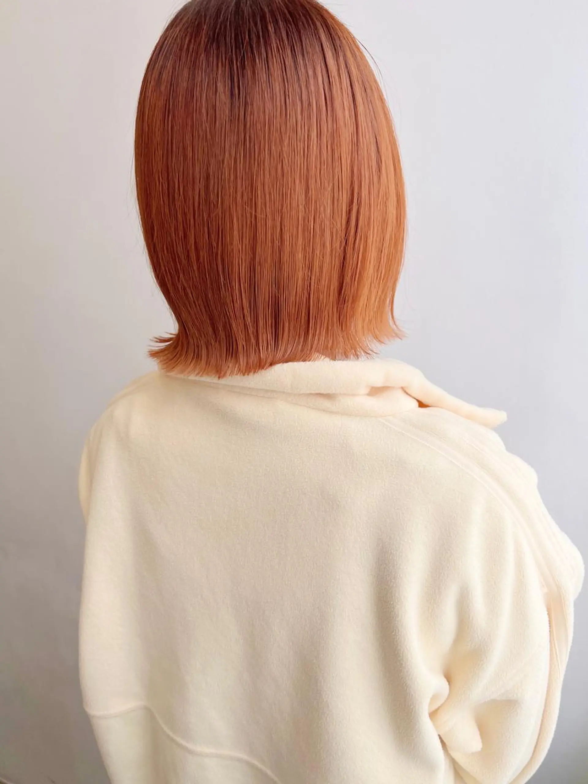 ショート カラー オレンジ ヘアカラー トリートメント タカハシ ハヤトのヘアスタイル