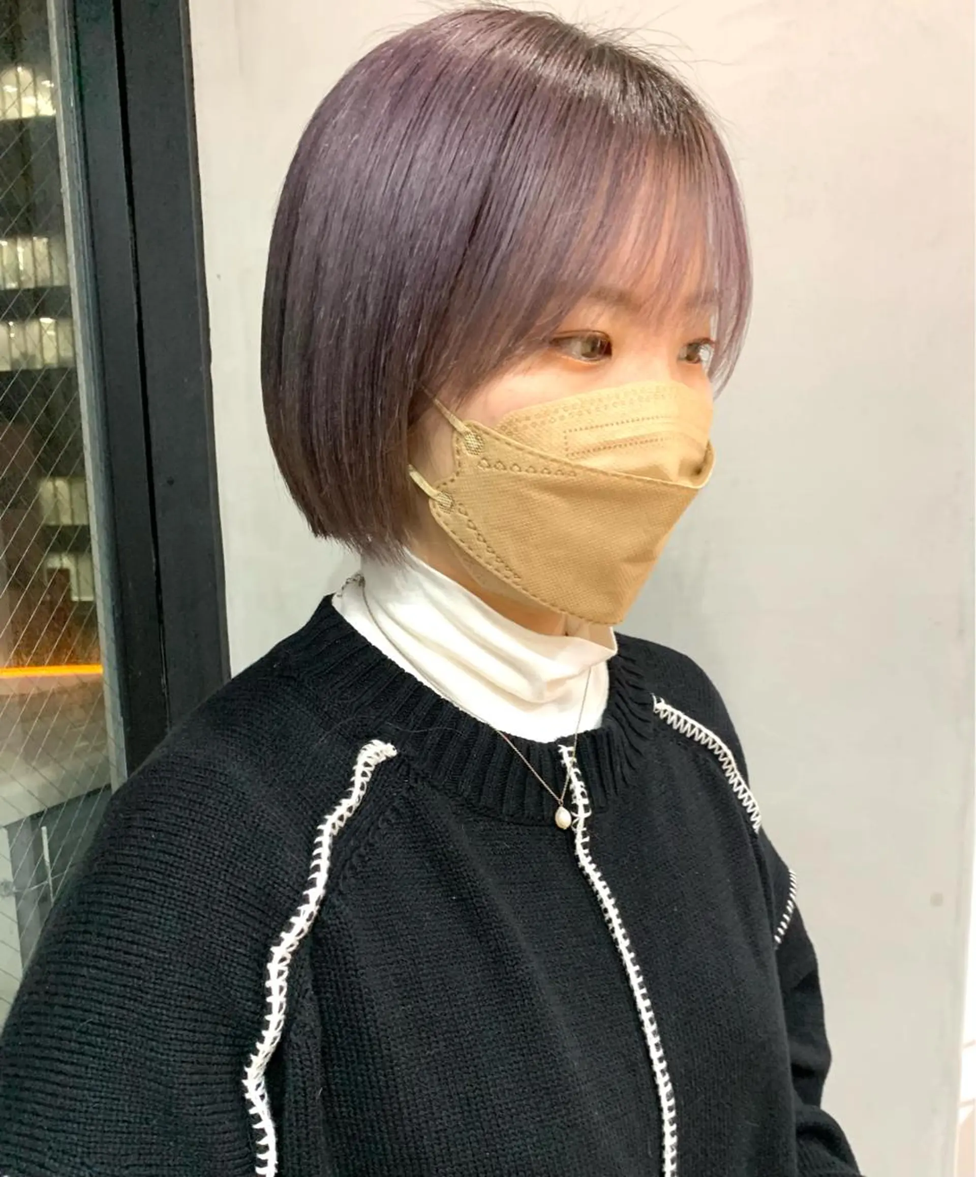 ショート Juri 暖色/ツヤ感カラーのヘアスタイル