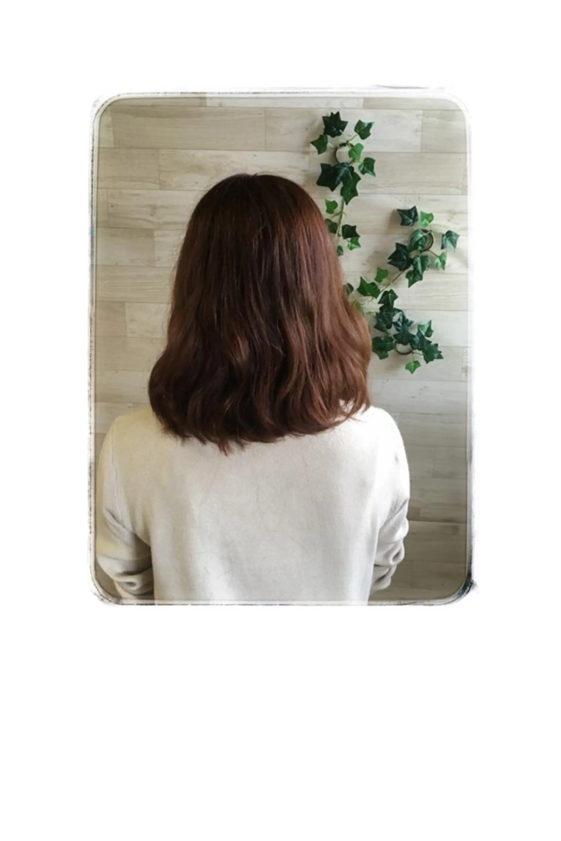 セミロング 水元 聖流のヘアスタイル
