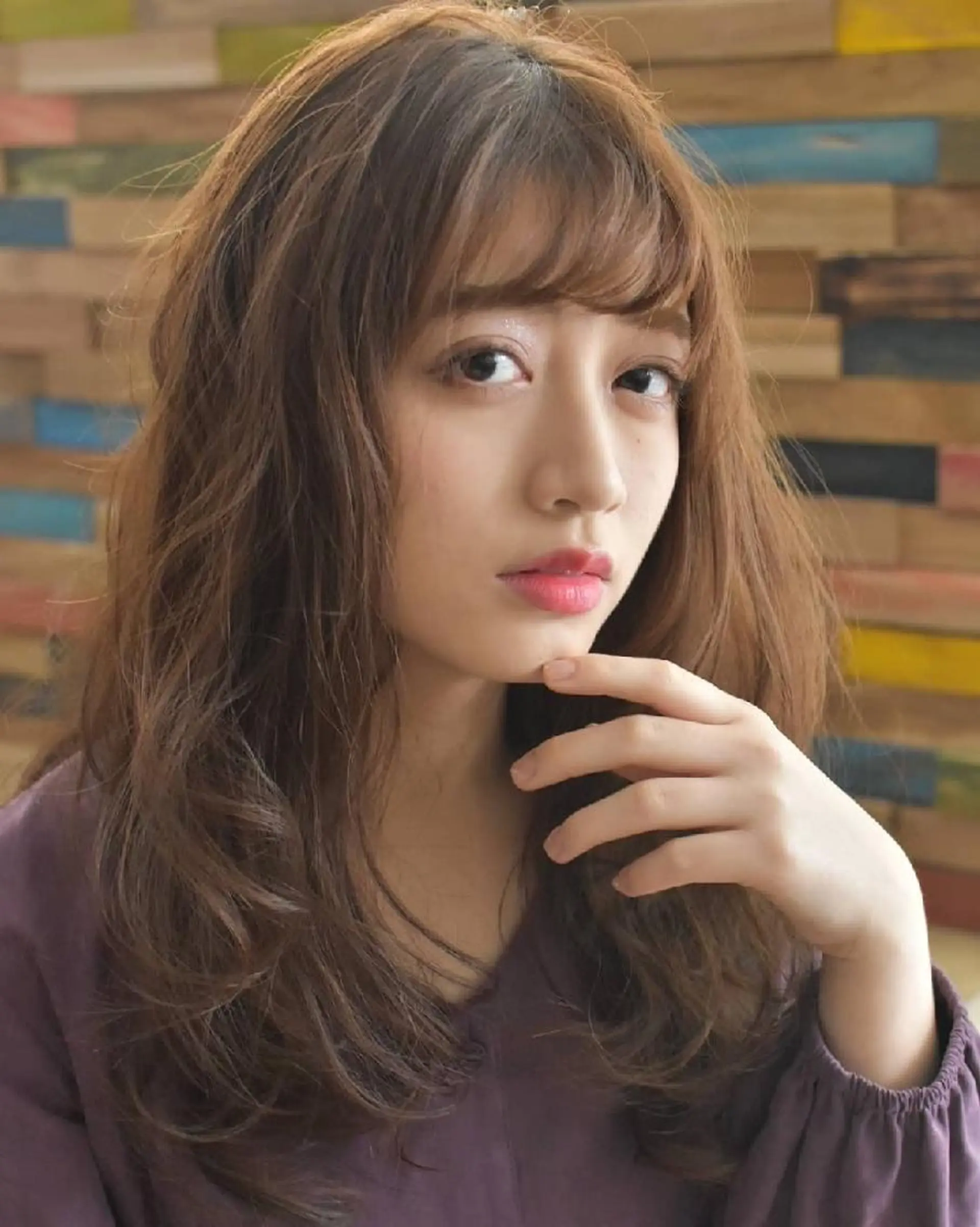 ロング 北川 裕暁のヘアスタイル