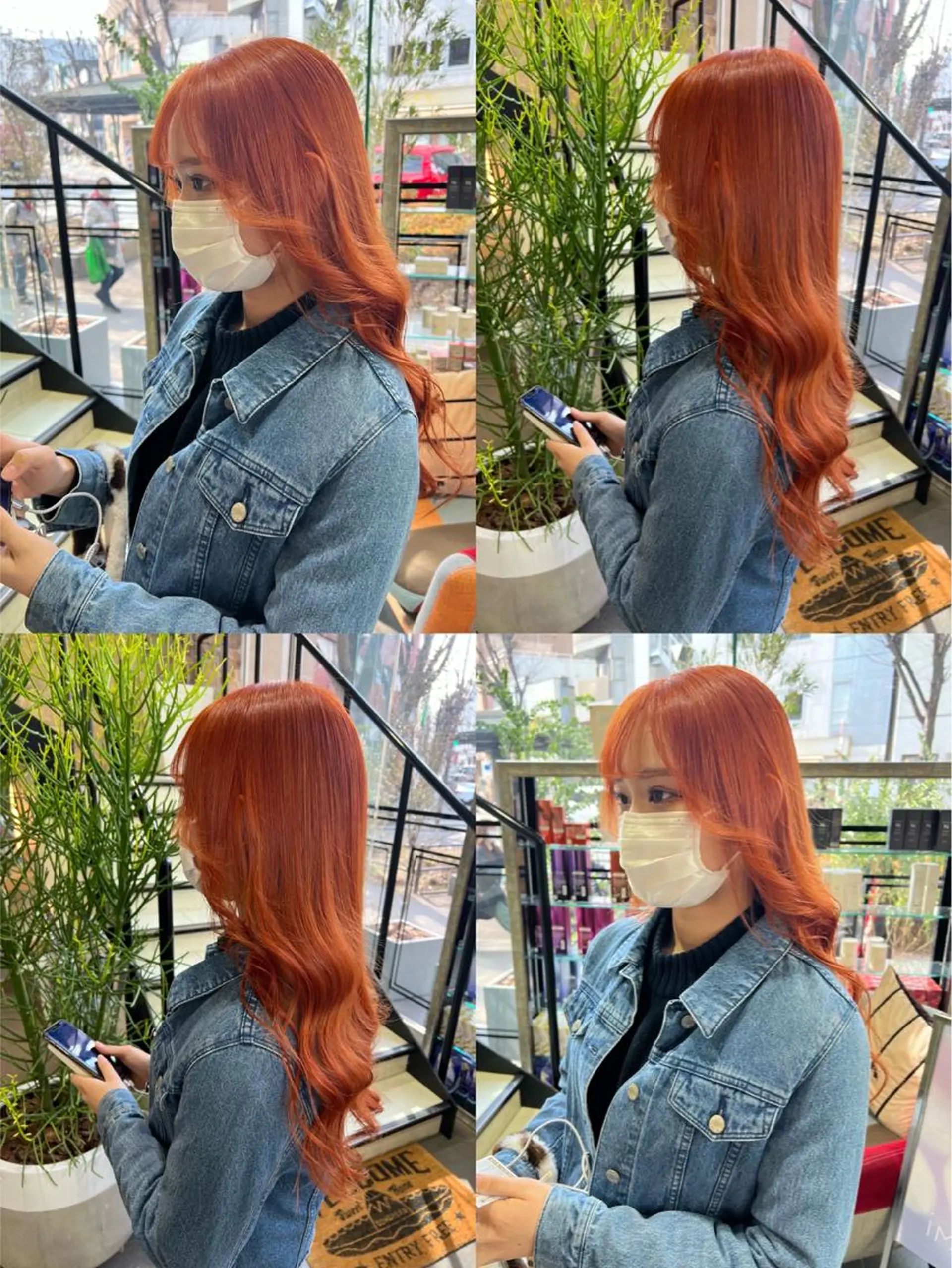 ロング 韓国ネイル🤎 ワンホン🩷くれはのネイルデザイン