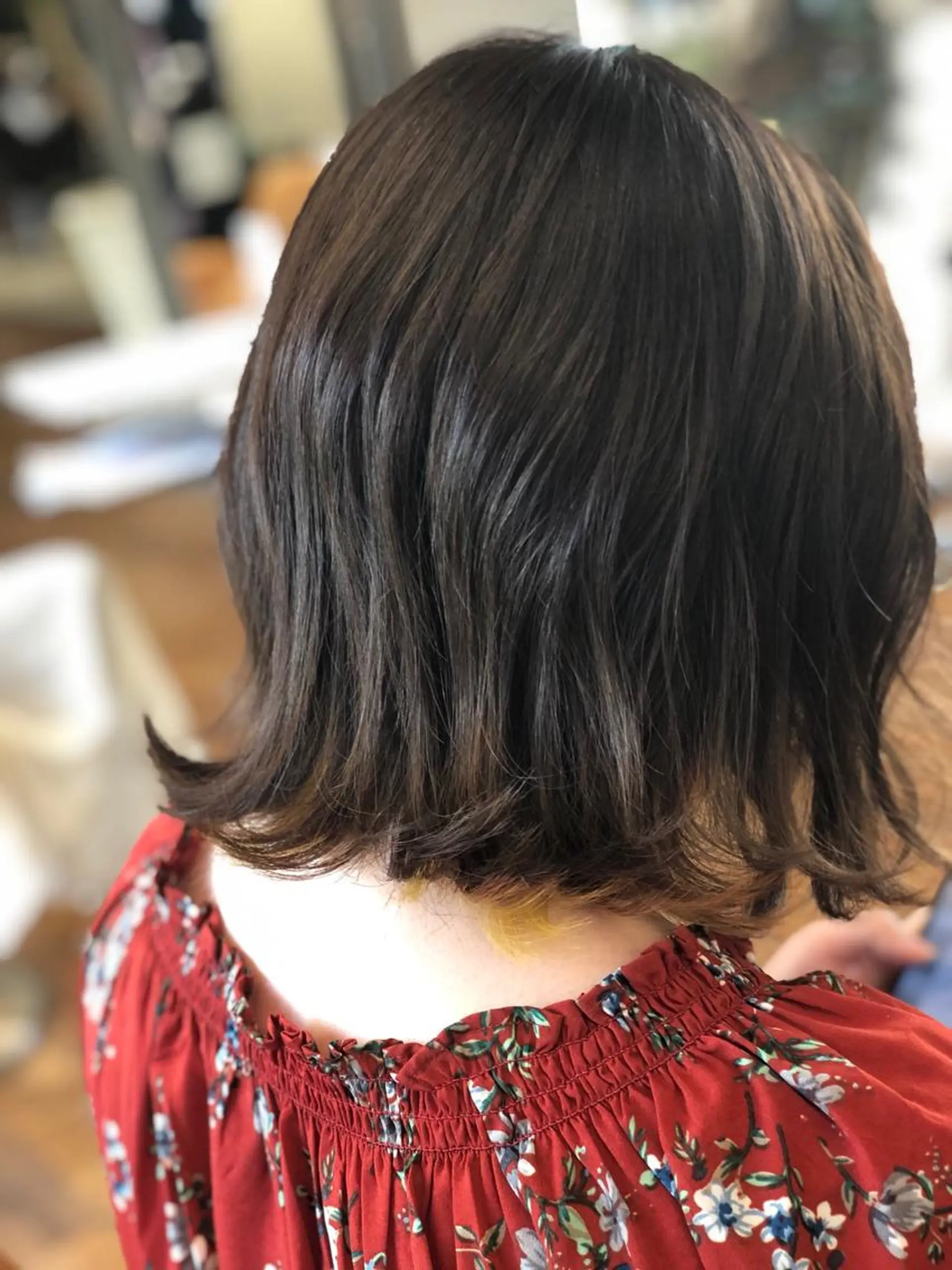 ミディアム 外ハネヘア Of HAIR所属・✨デザインカラー✨ ハイトーン　森貴章のヘアスタイル