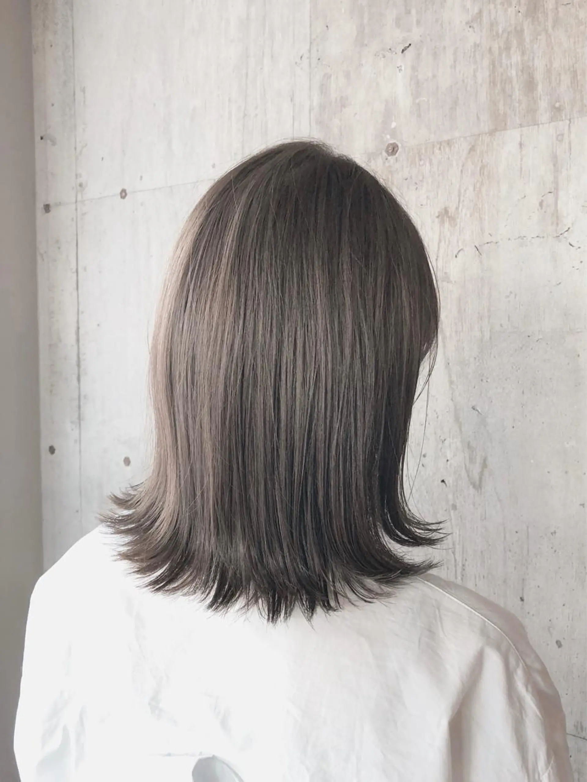 ミディアム カット ヘアカラー トリートメント 💖透明感カラー HAYATO💖のヘアスタイル