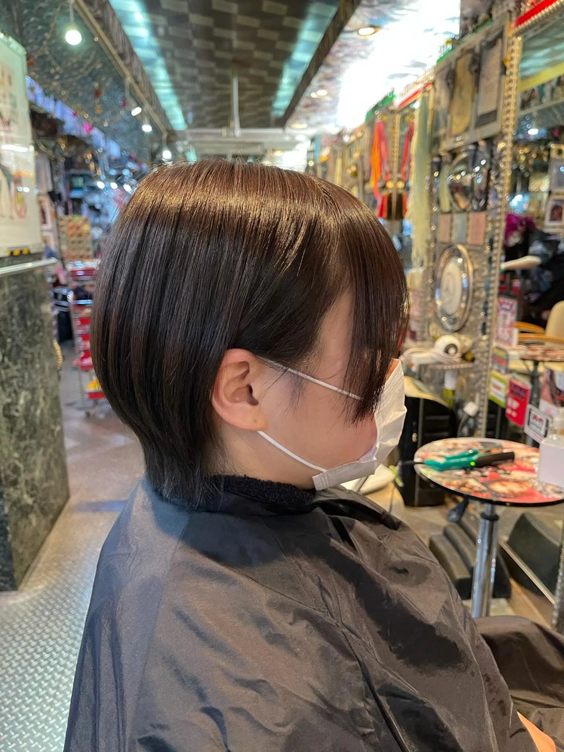 ショート カラー ヘアアレンジ ショートボブ アッシュ ボブ ショートヘア haco+所属・🌈派手髪エクステ ブレイズ🌈ひろとのヘアスタイル