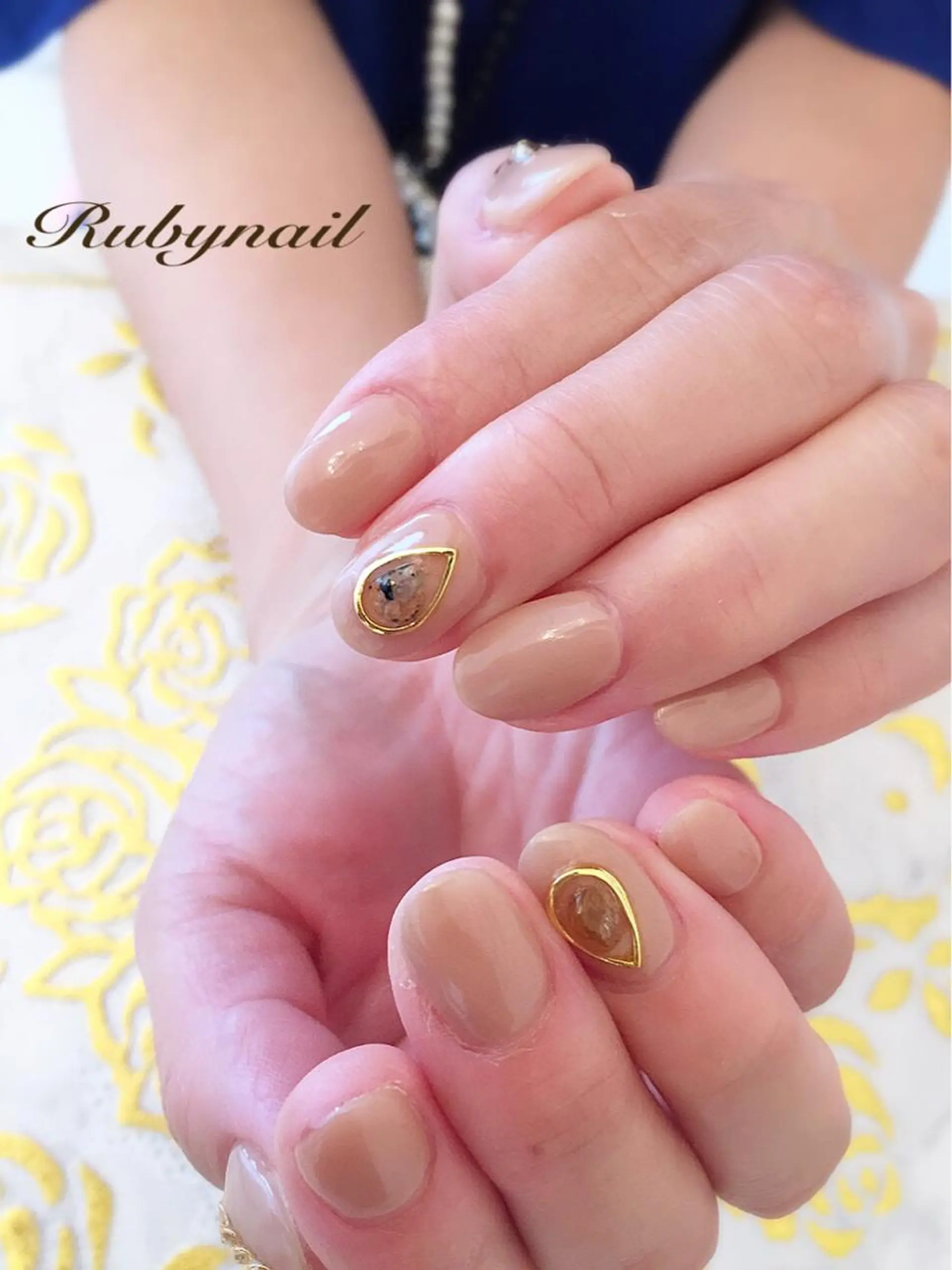 ネイル ジェルネイル シンプルネイル Rubynail所属・プライベートサロン Rubynailのネイルデザイン
