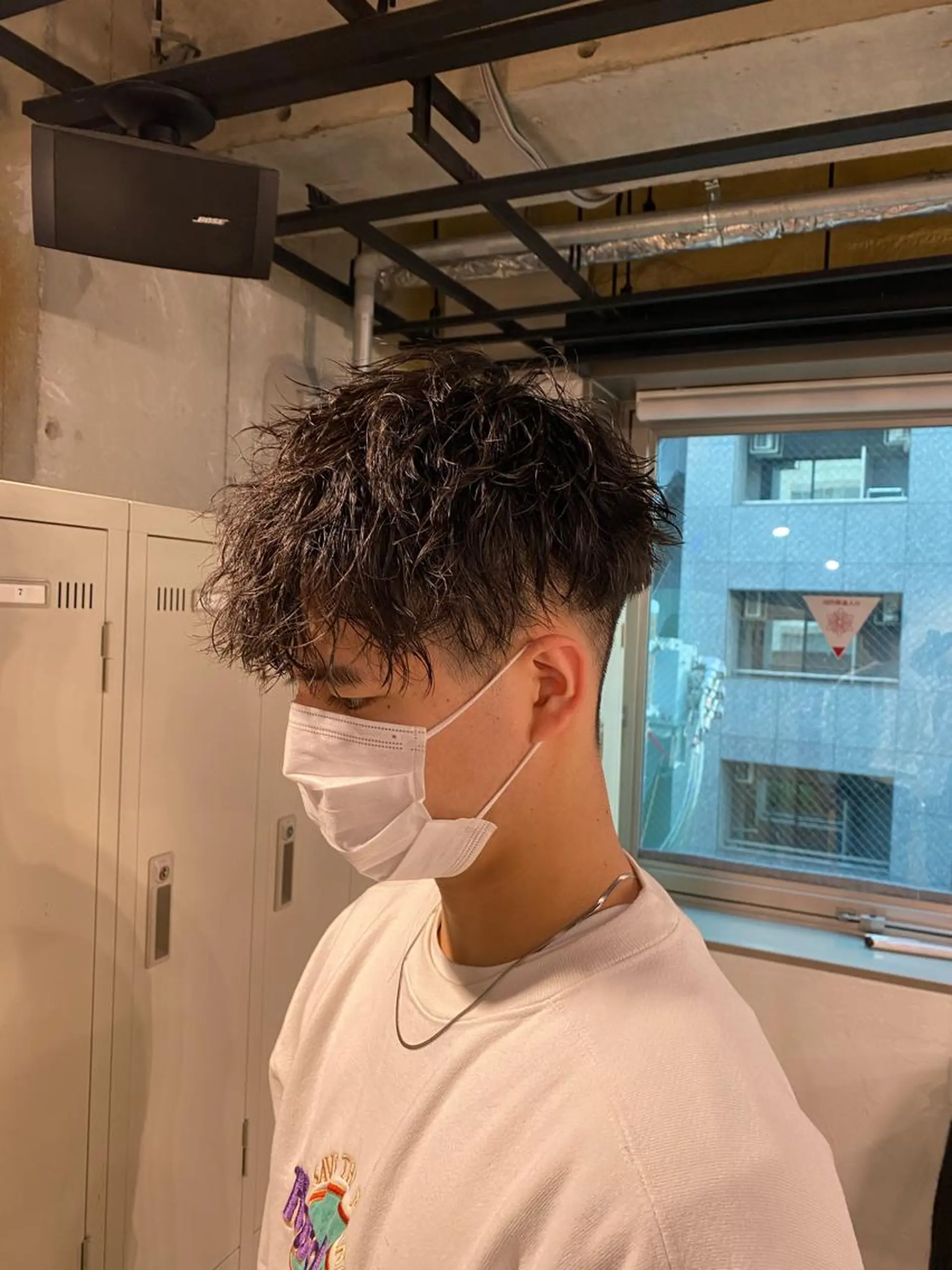 ショート パーマ メンズ 🟦ニュアンス/メン ズパーマ横浜🟦のヘアスタイル