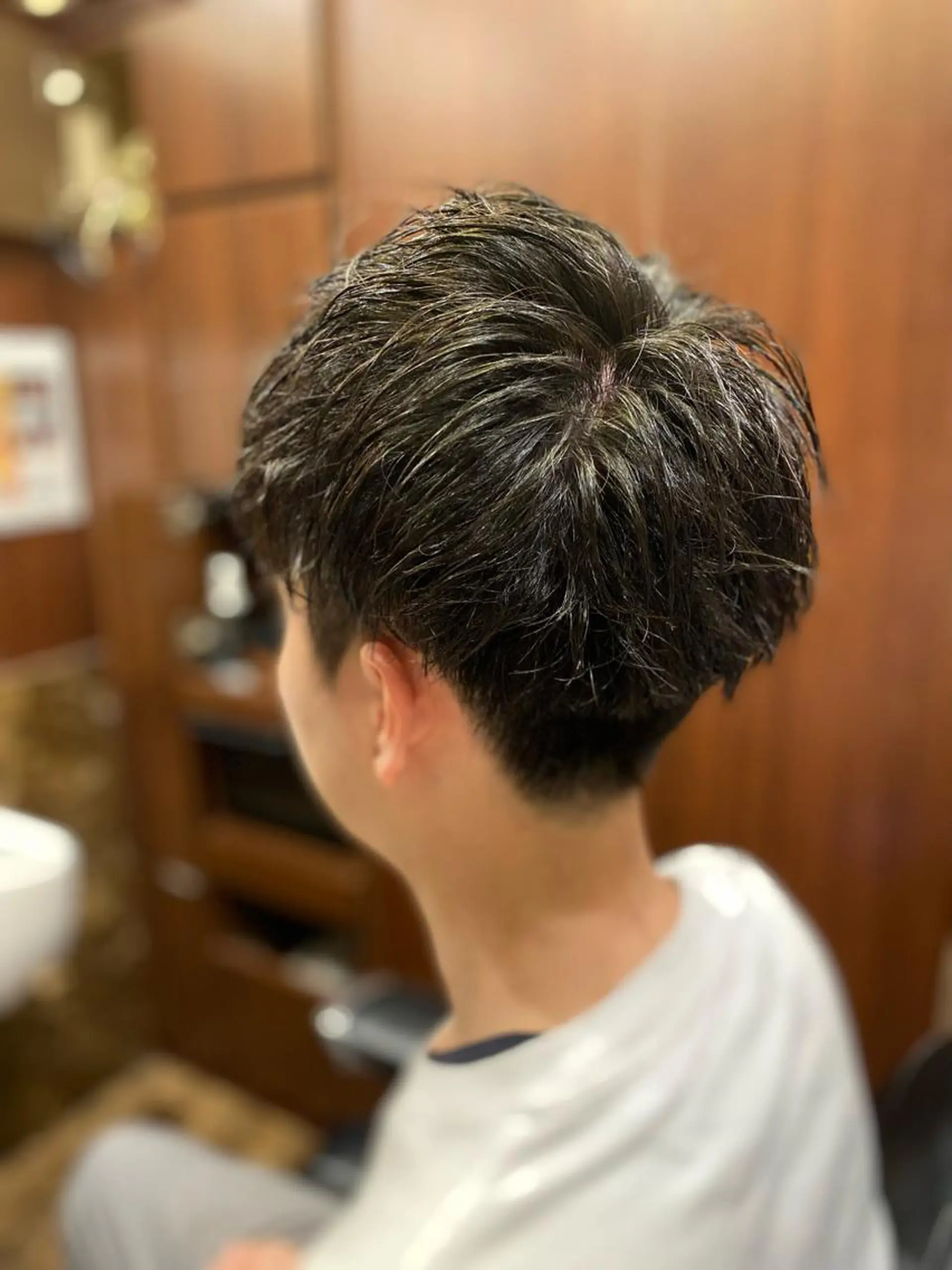 ミディアム 齋藤 大晟のヘアスタイル