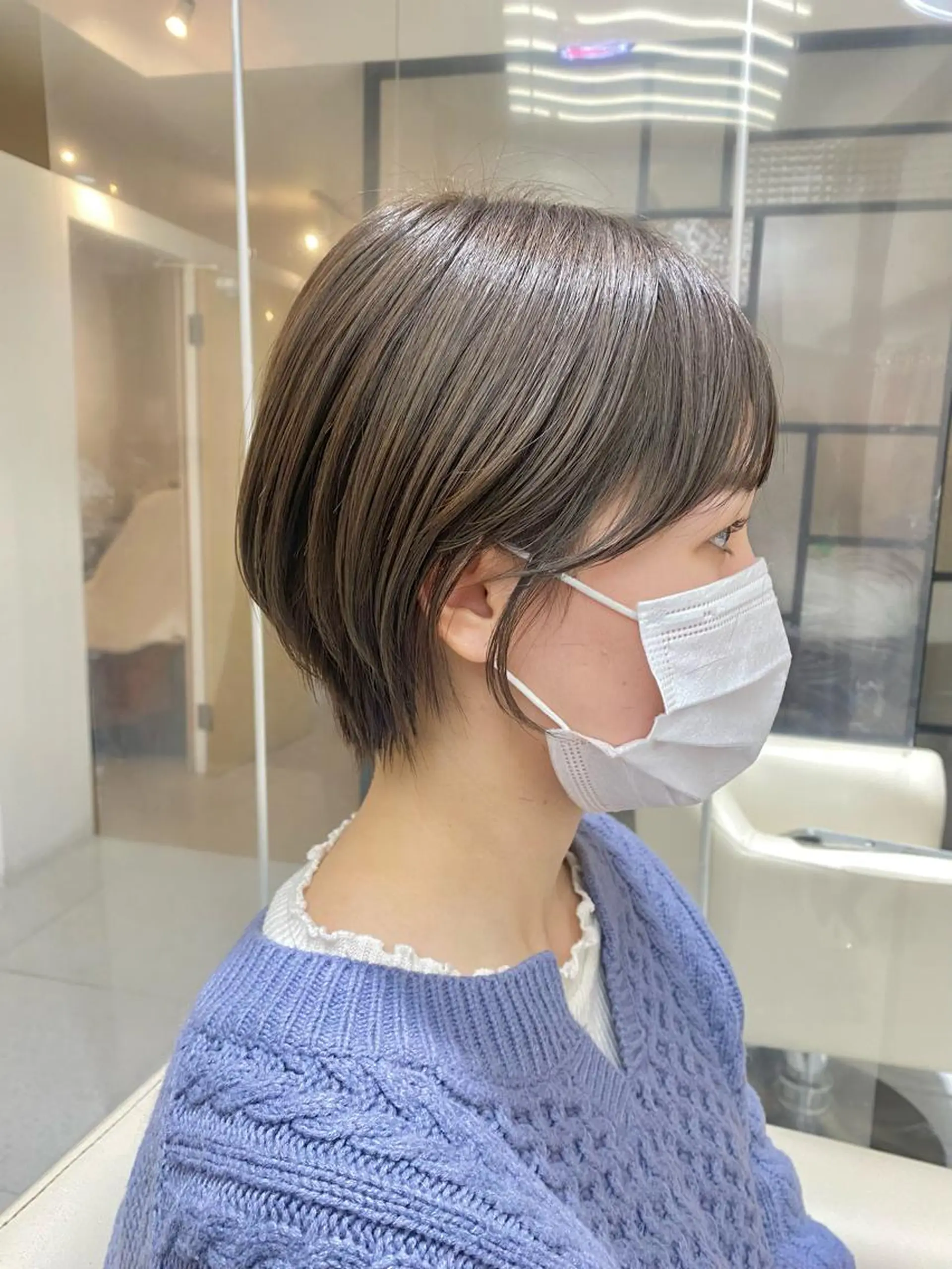 ショート カラー カット ヘアカラー トリートメント 安永 涼のヘアスタイル