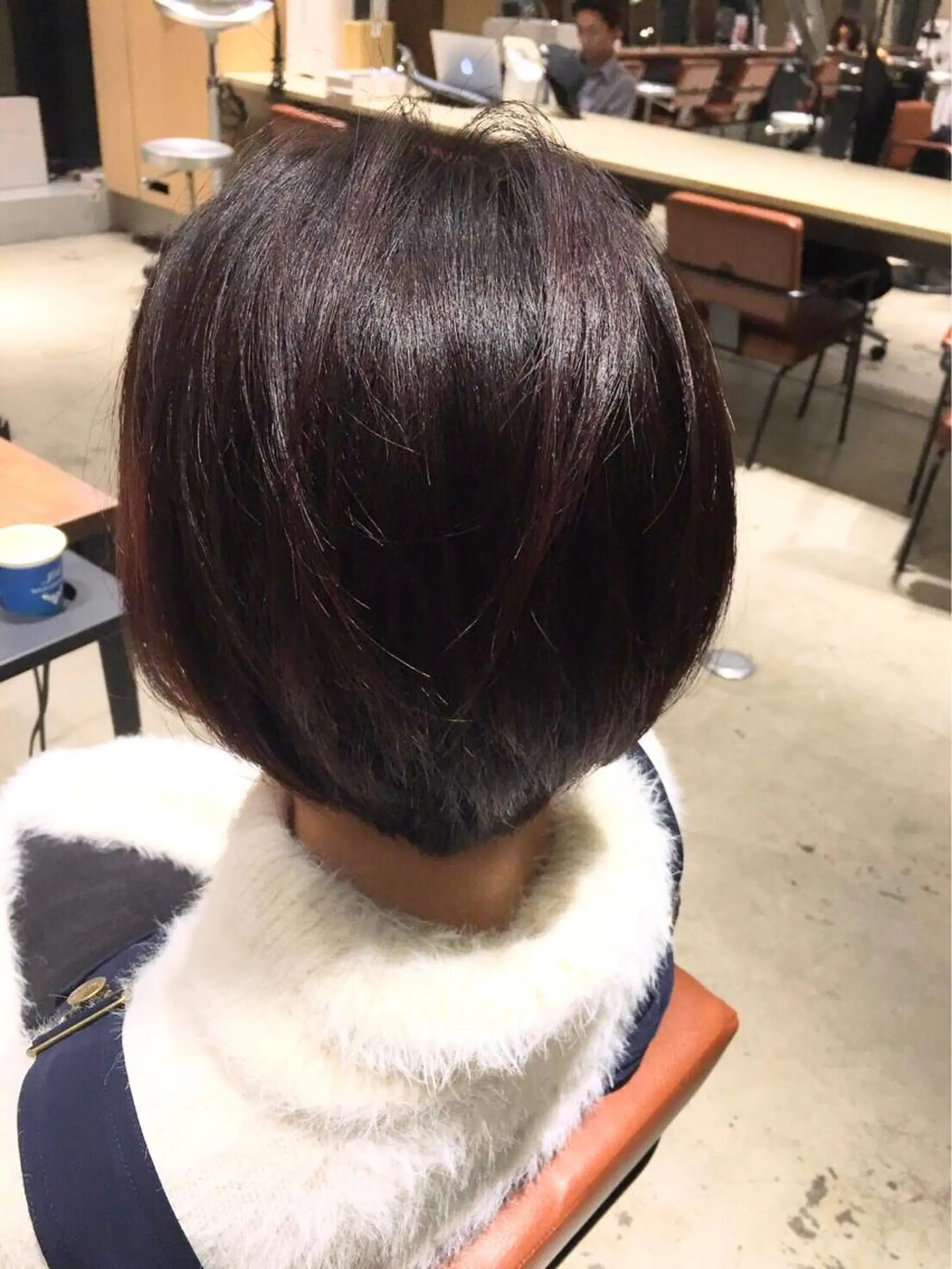 ショート 韓国レイヤー×透明感 髪質改善　武田涼のヘアスタイル