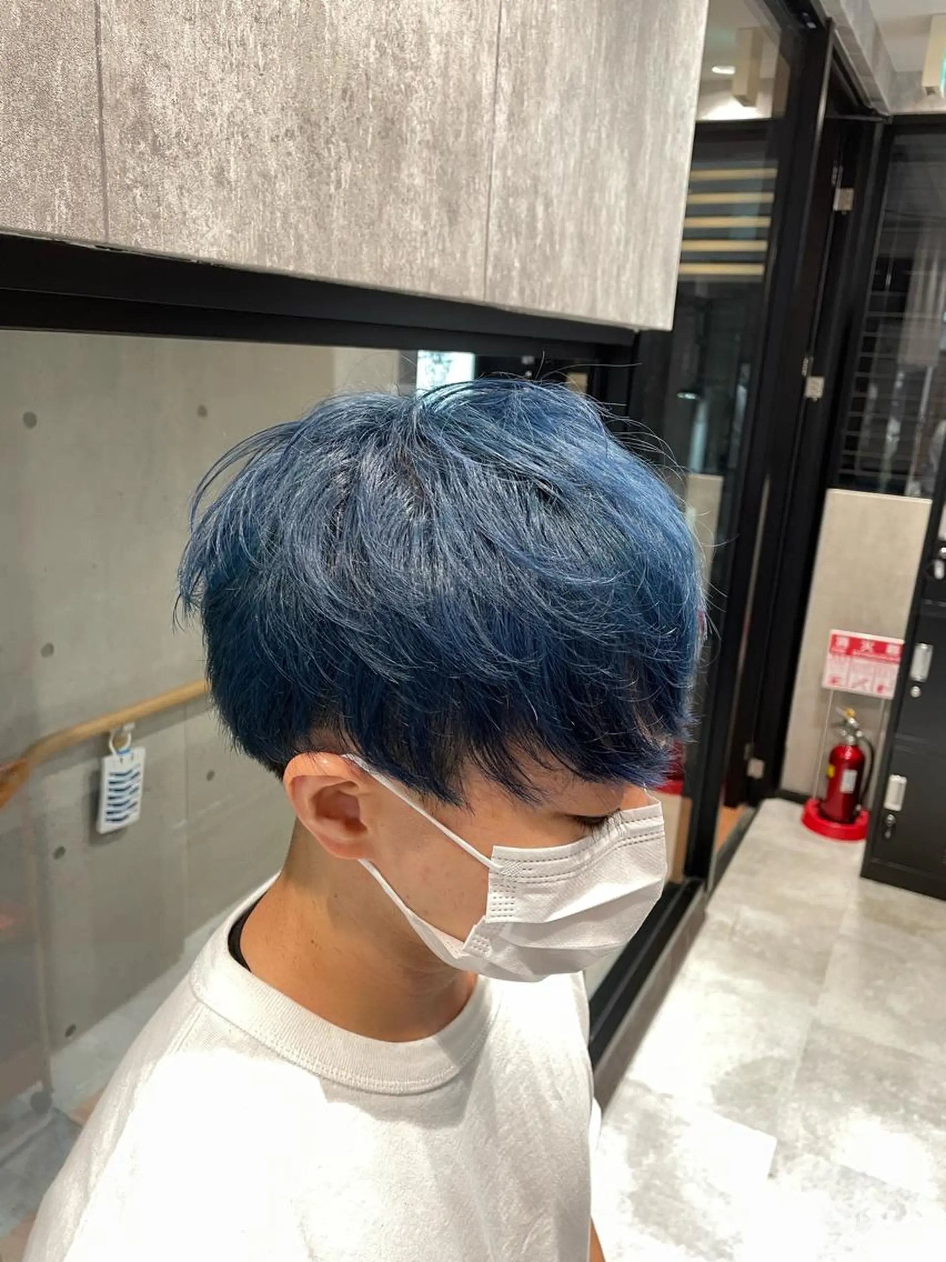 ショート カラー パーマ メンズ 透明感カラー カット ヘアカラー 🔥メンズ超特化🔥 青木海斗のヘアスタイル