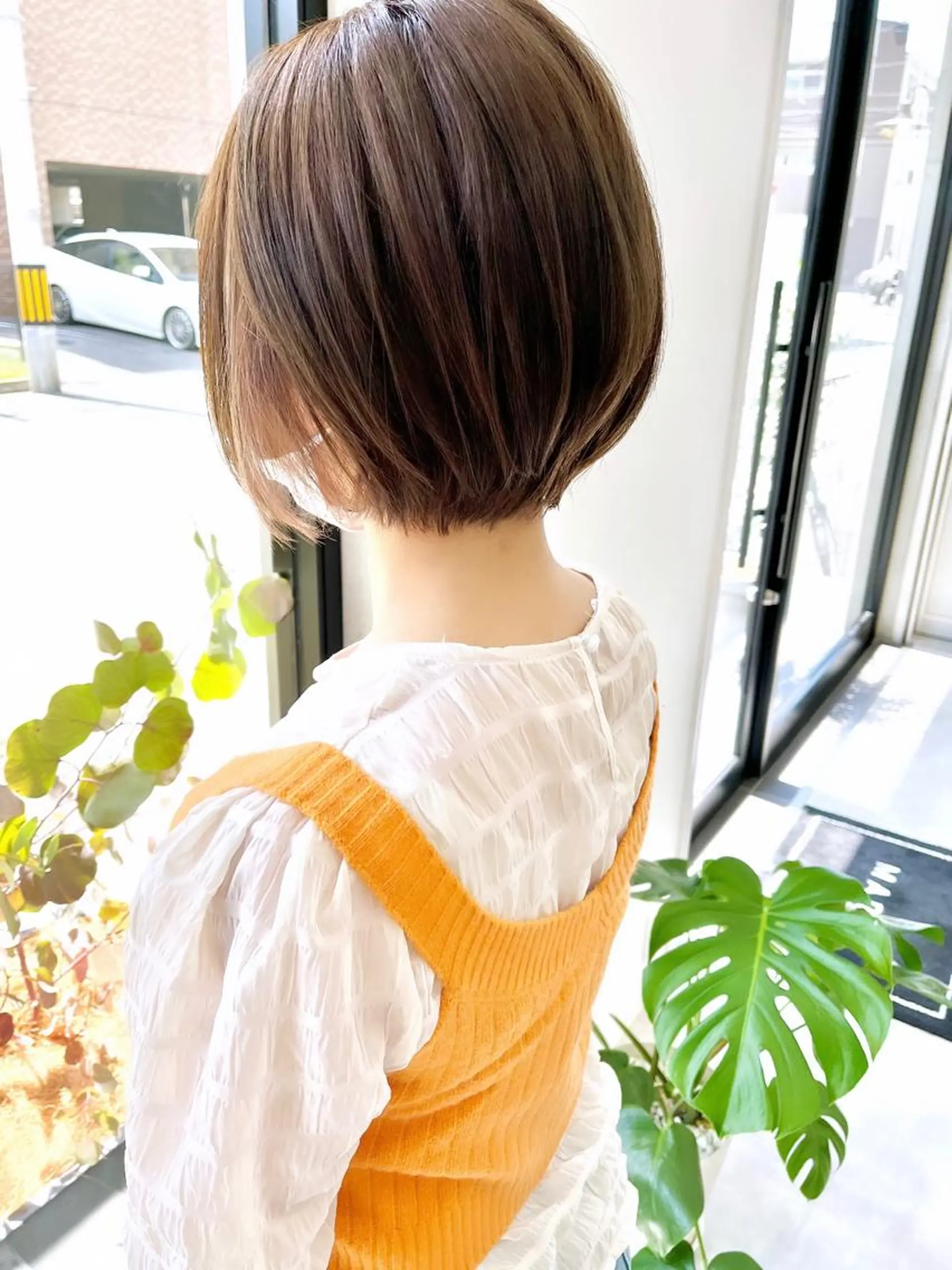 ショート カラー ショートボブ ボブ ショートヘア カット ヘアカラー トリートメント MARLE所属・MARLE 都島 マユミのヘアスタイル