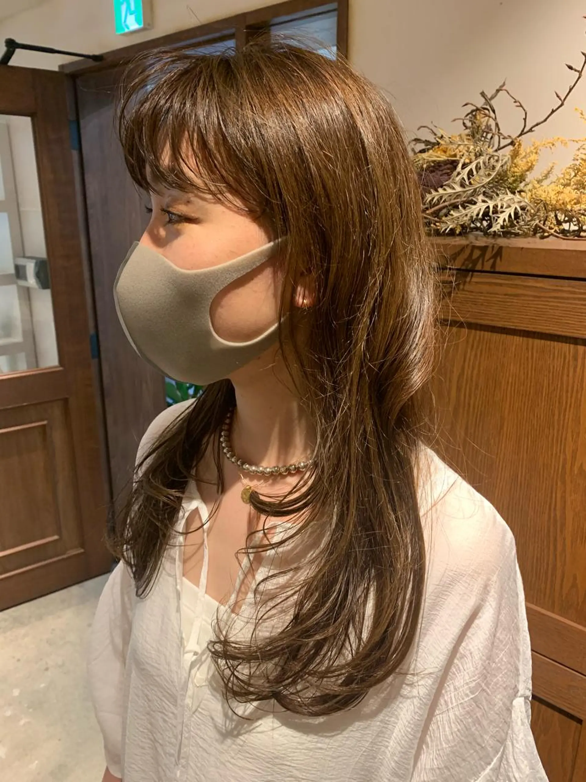 ロング カラー ロングレイヤー レイヤーカット ロング カット ヘアカラー トリートメント 梅田/茶屋町 sayakaのヘアスタイル