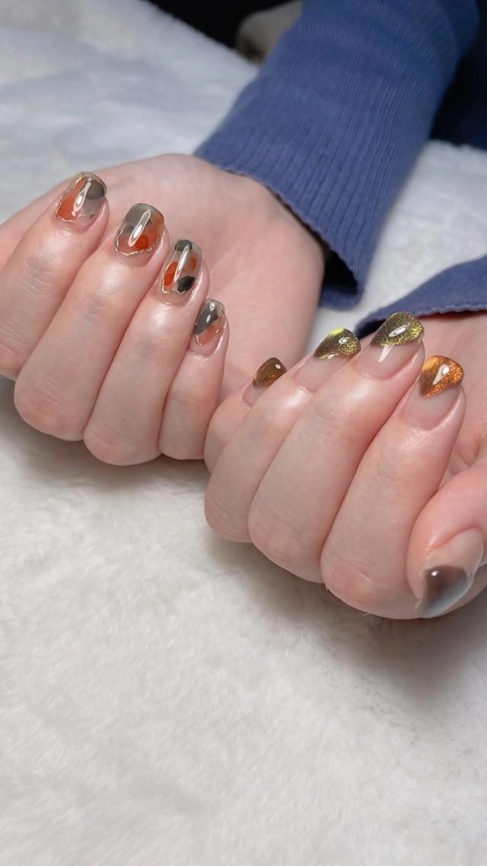 ネイル ニュアンスネイル ハンドネイル kipinail 川﨑えりかのネイルデザイン