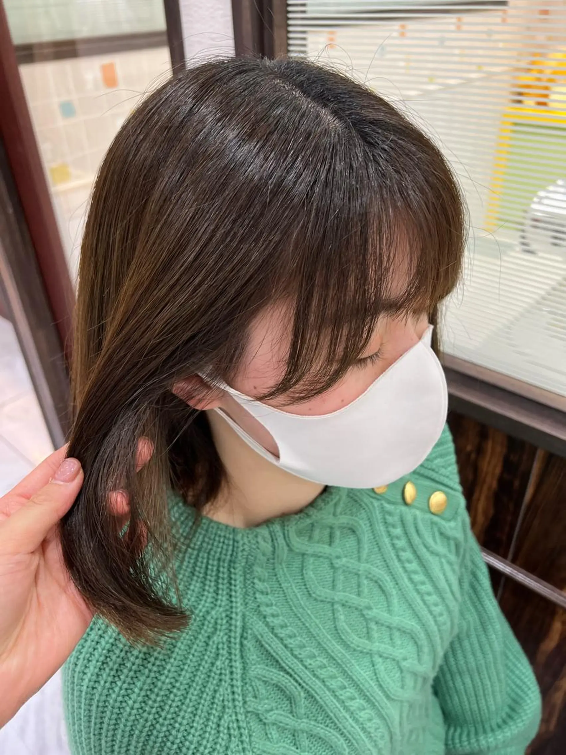 ミディアム あんどう ゆうかのヘアスタイル