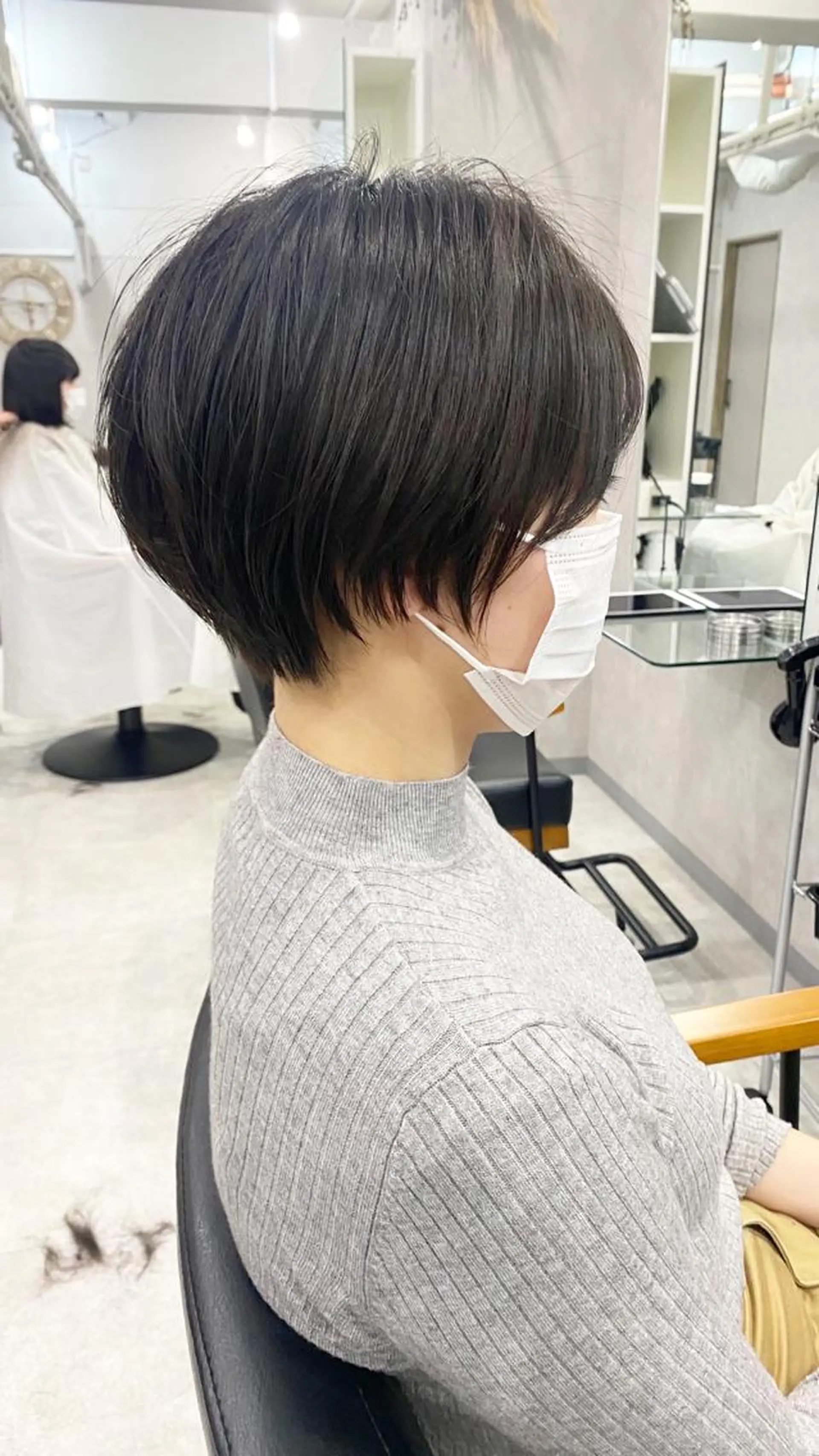 ショート カット ヘアカラー トリートメント エリュ所属・⭐️ショート⭐️美髪 矯正⭐️水口陸のヘアスタイル