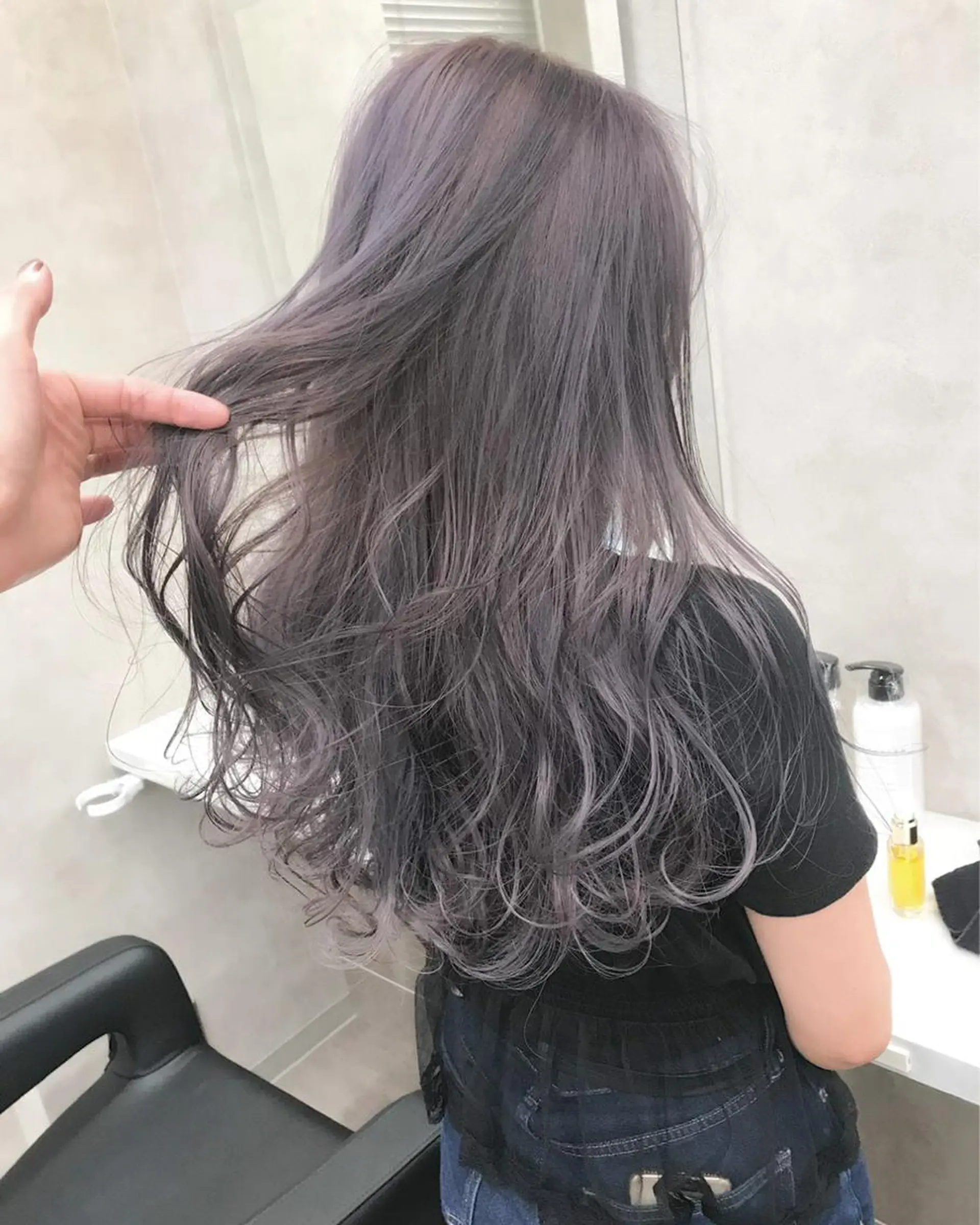 ロング カラー ラベンダーカラー カット ヘアカラー トリートメント 🌈ハイトーン/ボブ 長江理志🌈のヘアスタイル