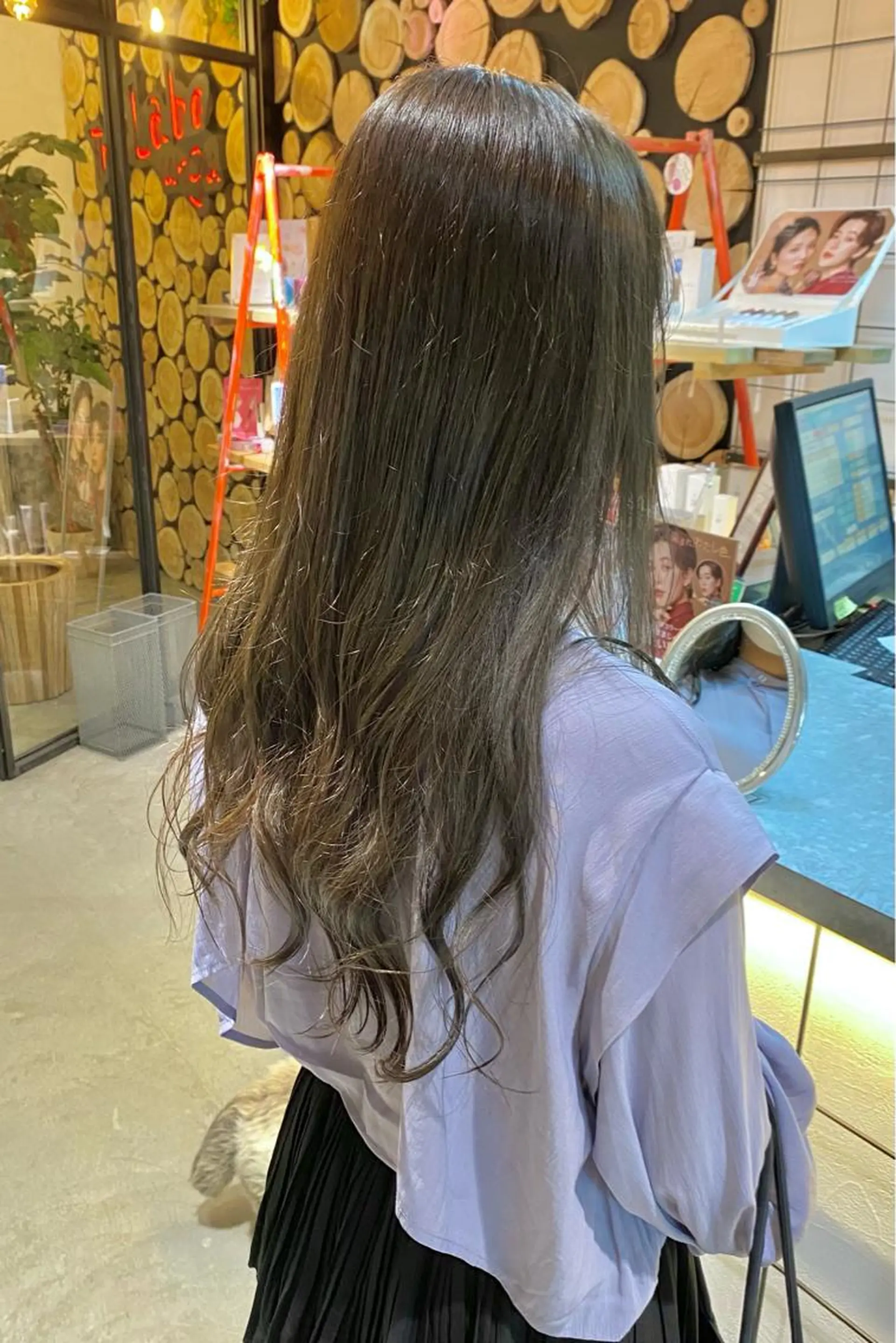 ロング カラー 菊地 紗矢のヘアスタイル