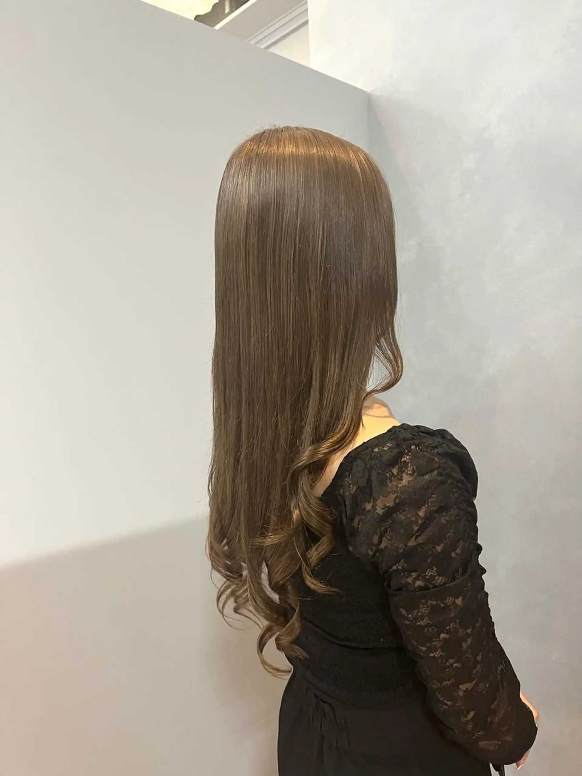 ロング カラー ブラウンカラー tomoka 推しカラーのヘアスタイル