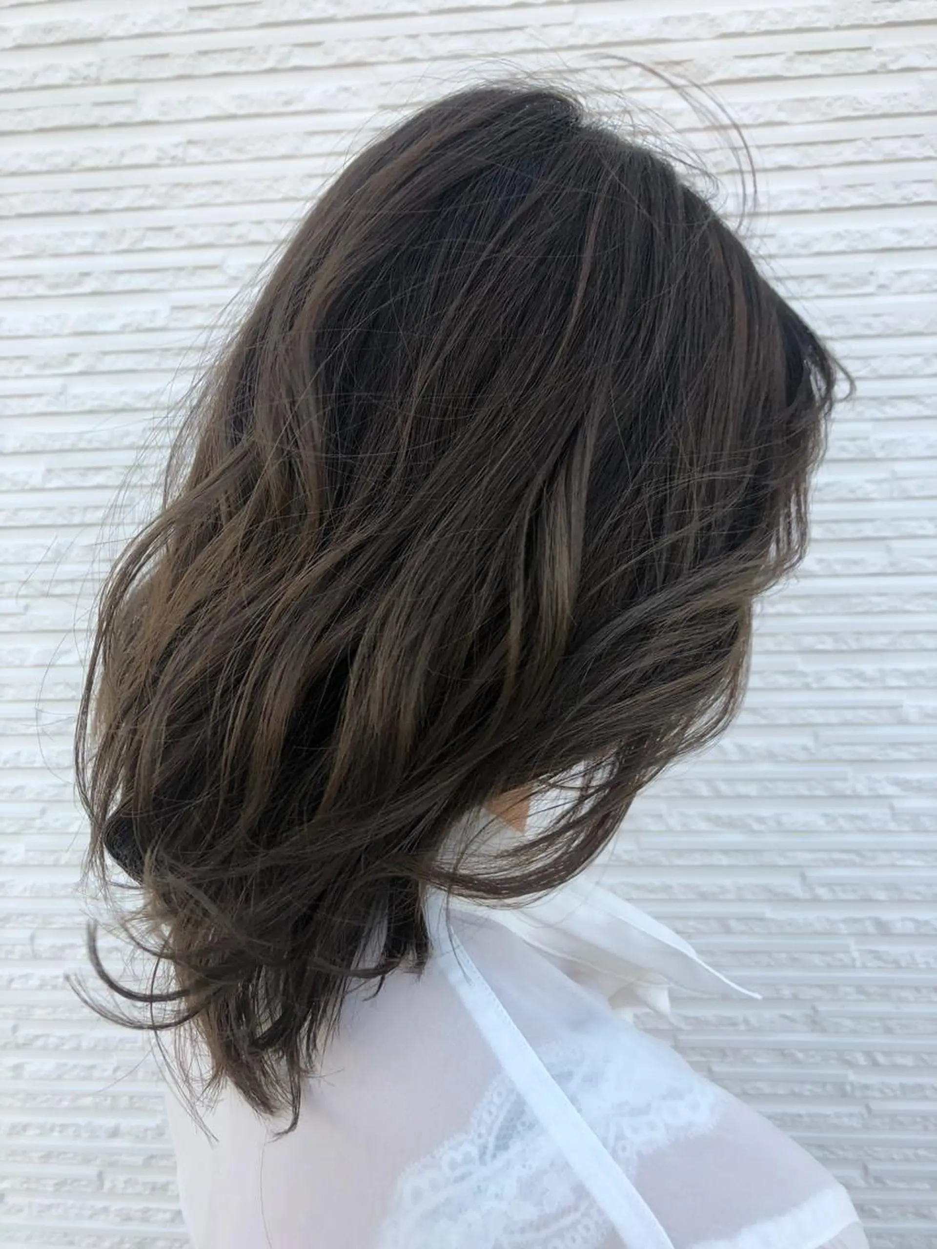 ミディアム 西川 仁のヘアスタイル
