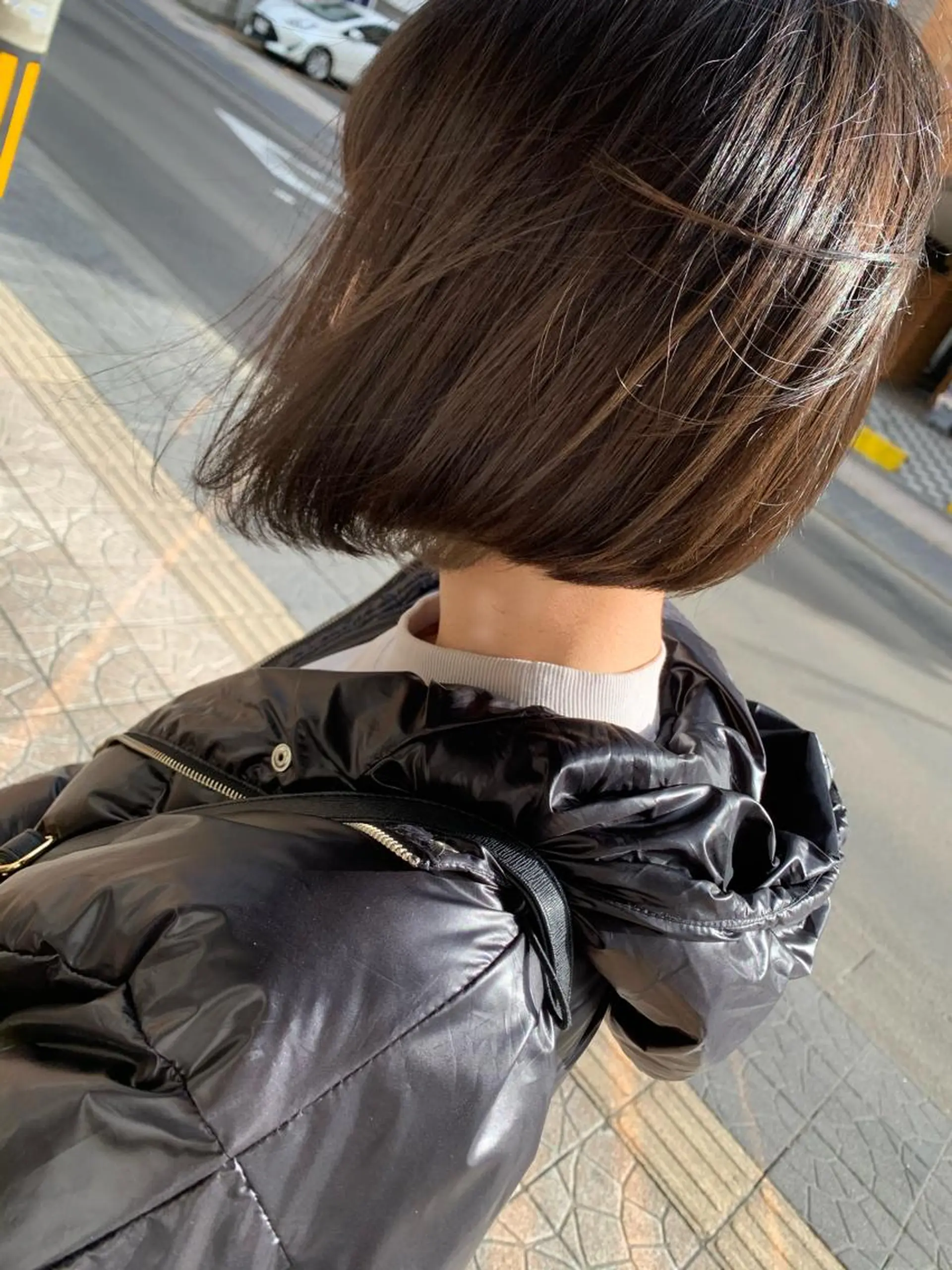 ショート 前下がりボブ ボブ yoshi (高橋福博)のヘアスタイル