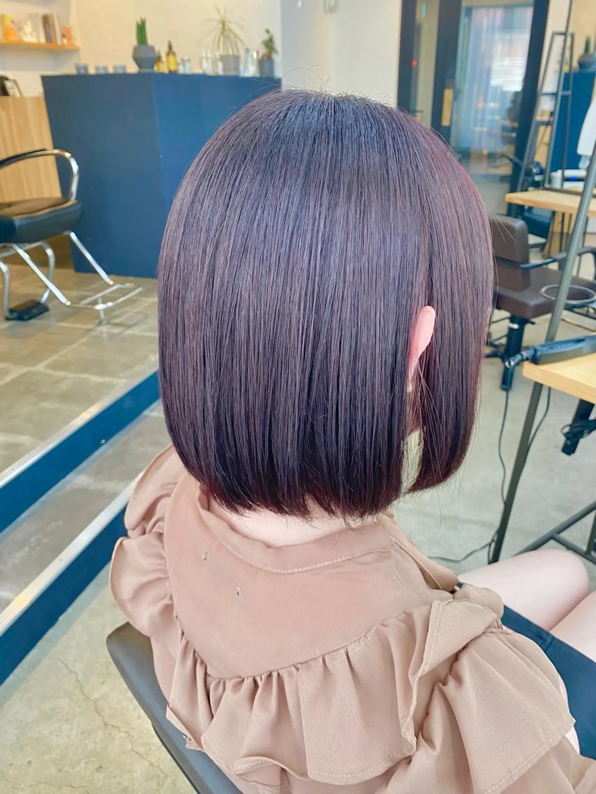 ミディアム カラー ラベンダーカラー ピンクカラー ピンクラベンダー ヘアカラー 暖色カラー/天神/ ヘイマサクラのヘアスタイル