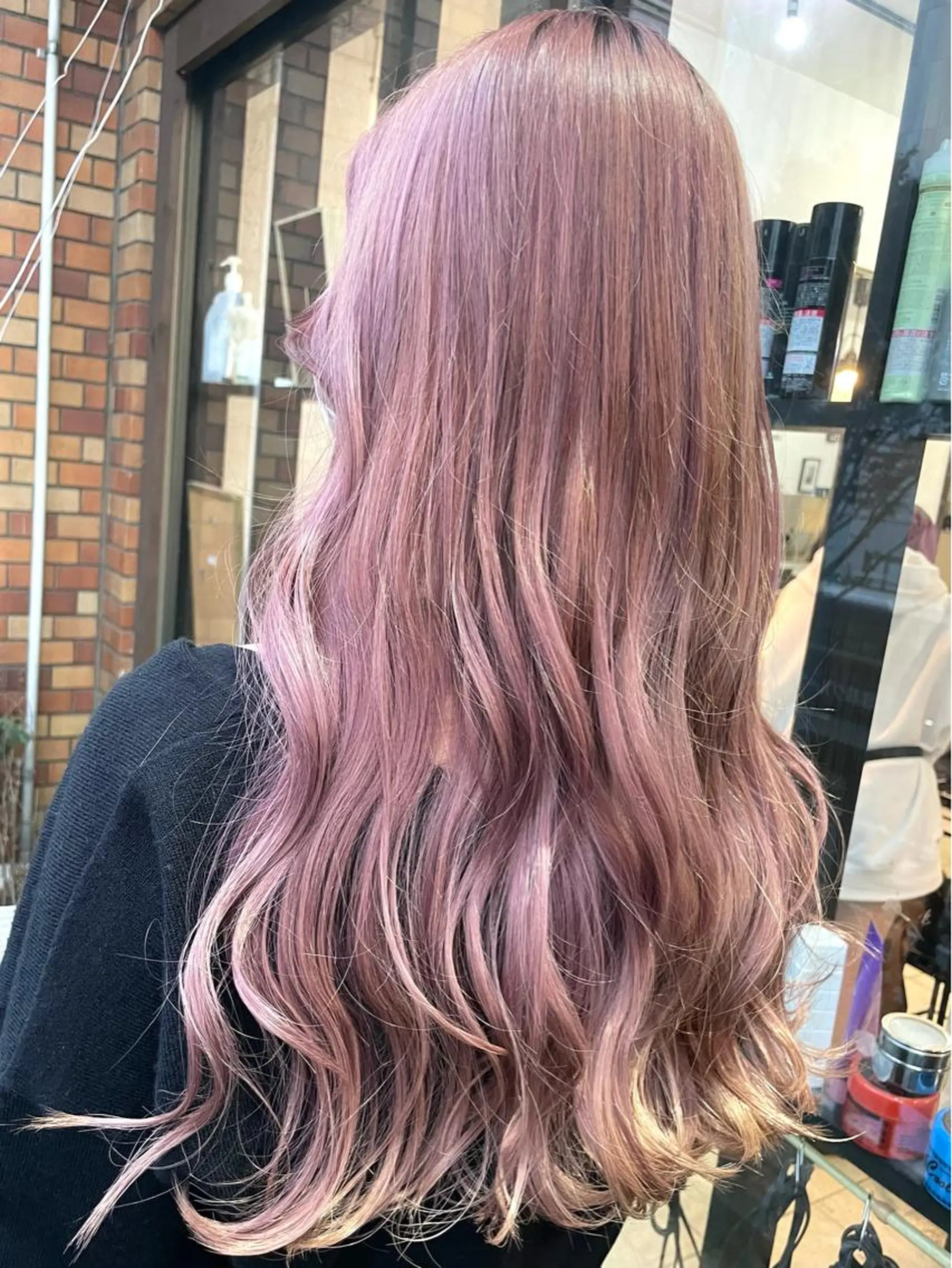 ロング カラー パーマ ヘアアレンジ メンズ シールエクステ メンズバレイヤージュ メンズブリーチ メンズハイライト メンズインナーカラー ヘアカラー 🦋高瀬寛菜🦋 韓国/ブリーチのヘアスタイル