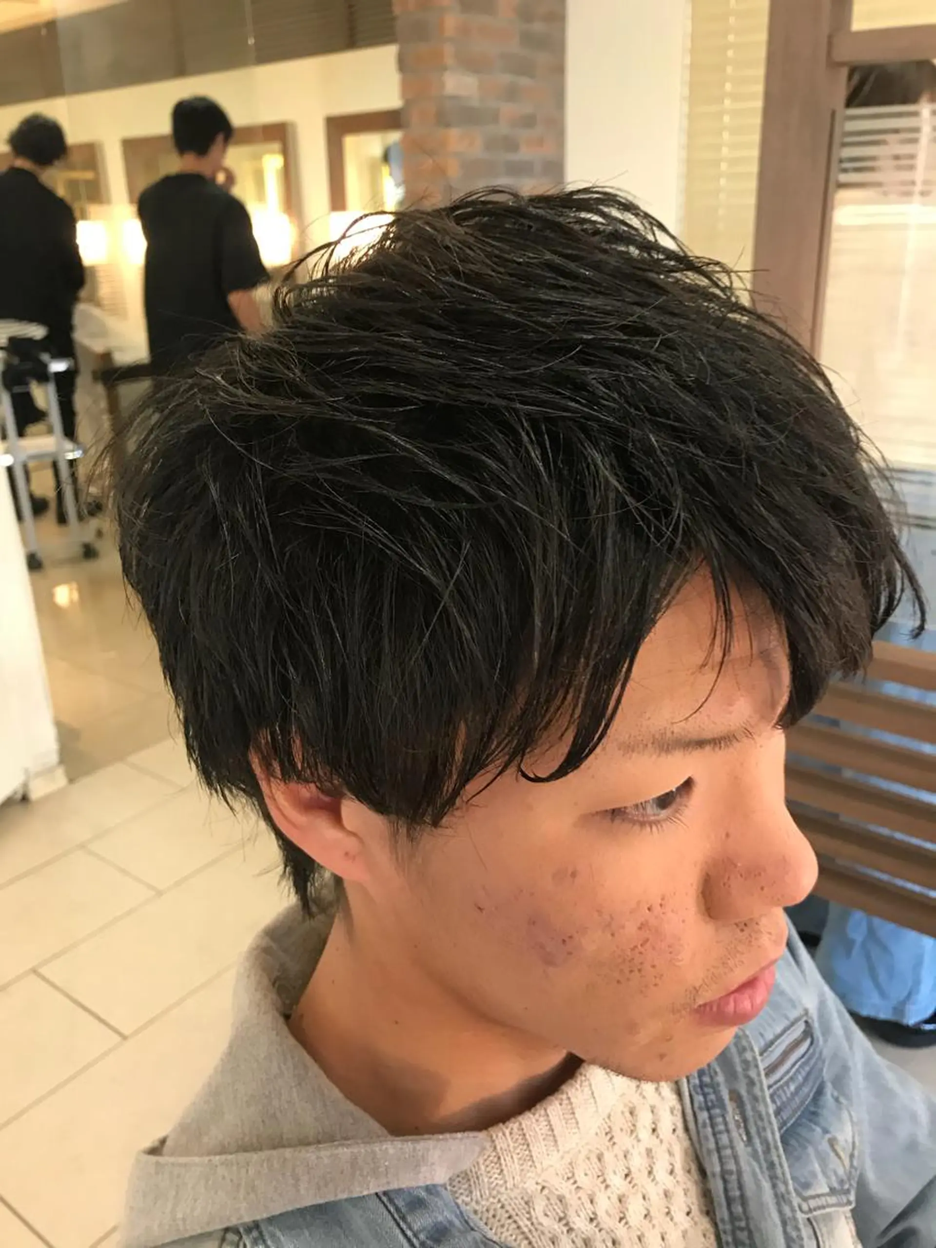ショート メンズ メンズパーマ ショートヘア カット トリートメント 似合わせ／代表 髪質改善/山田将大のヘアスタイル